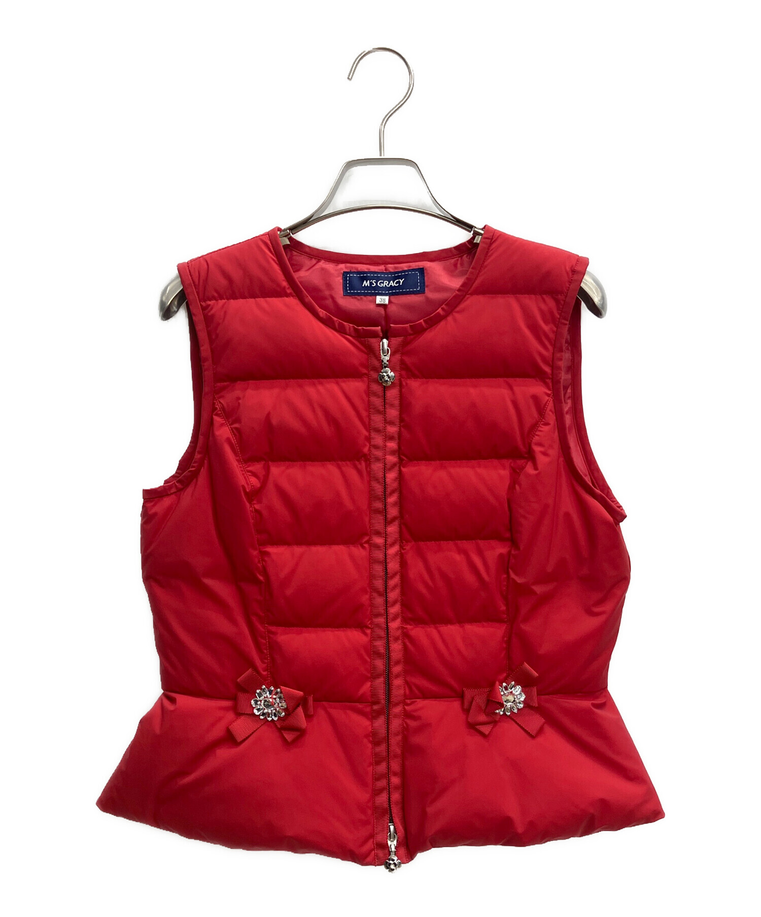 中古・古着通販】M'S GRACY (エムズグレイシー) ビジューダウンベスト