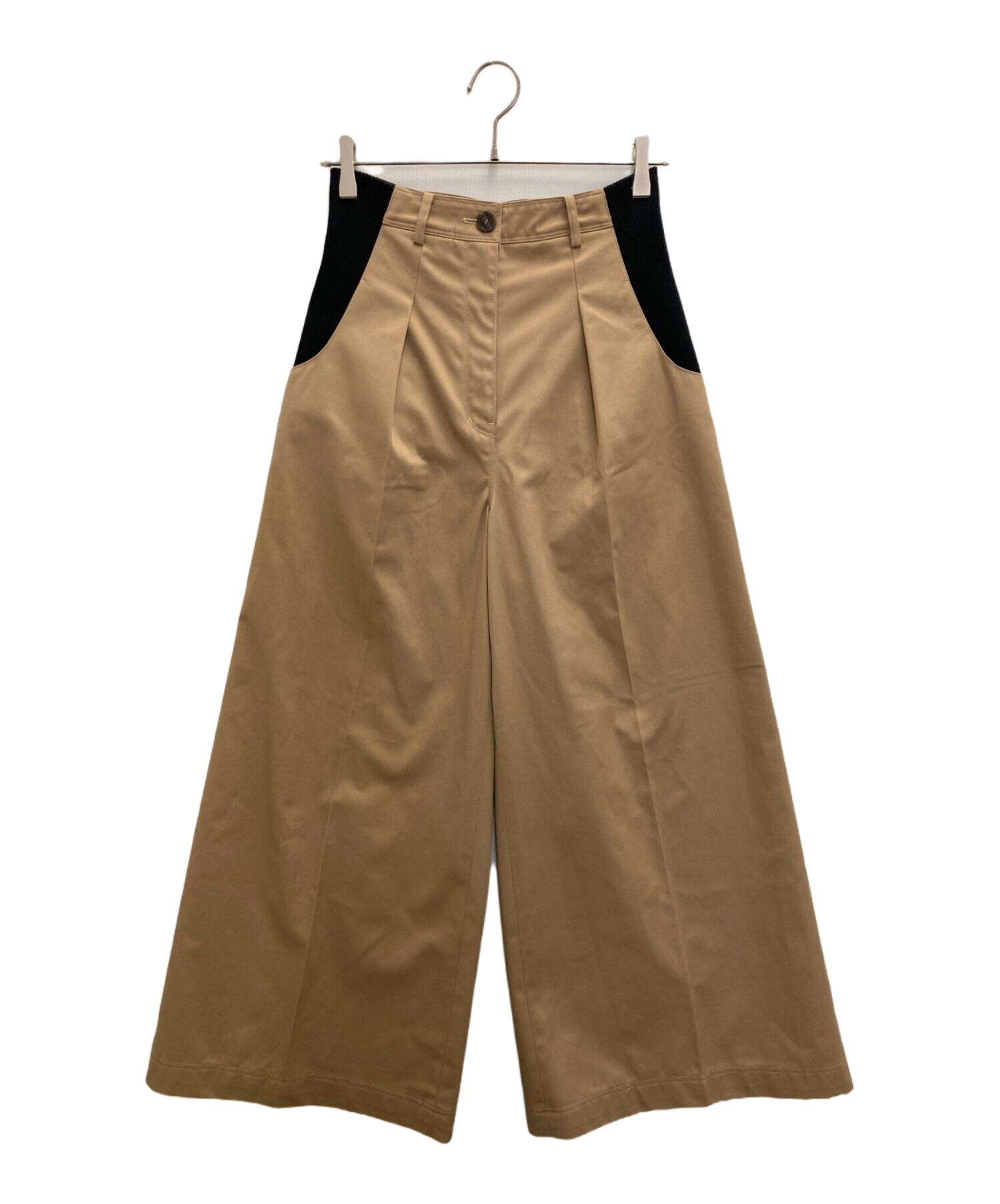 中古・古着通販】Matured (マチュアード) タックワイドパンツ ベージュ