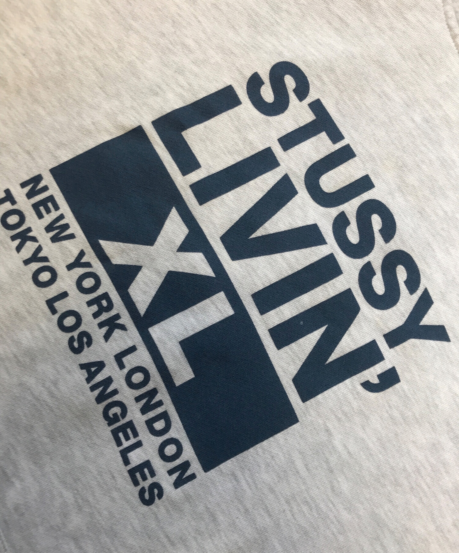 中古・古着通販】stussy (ステューシー) STUSSY LIVINプリントパーカー