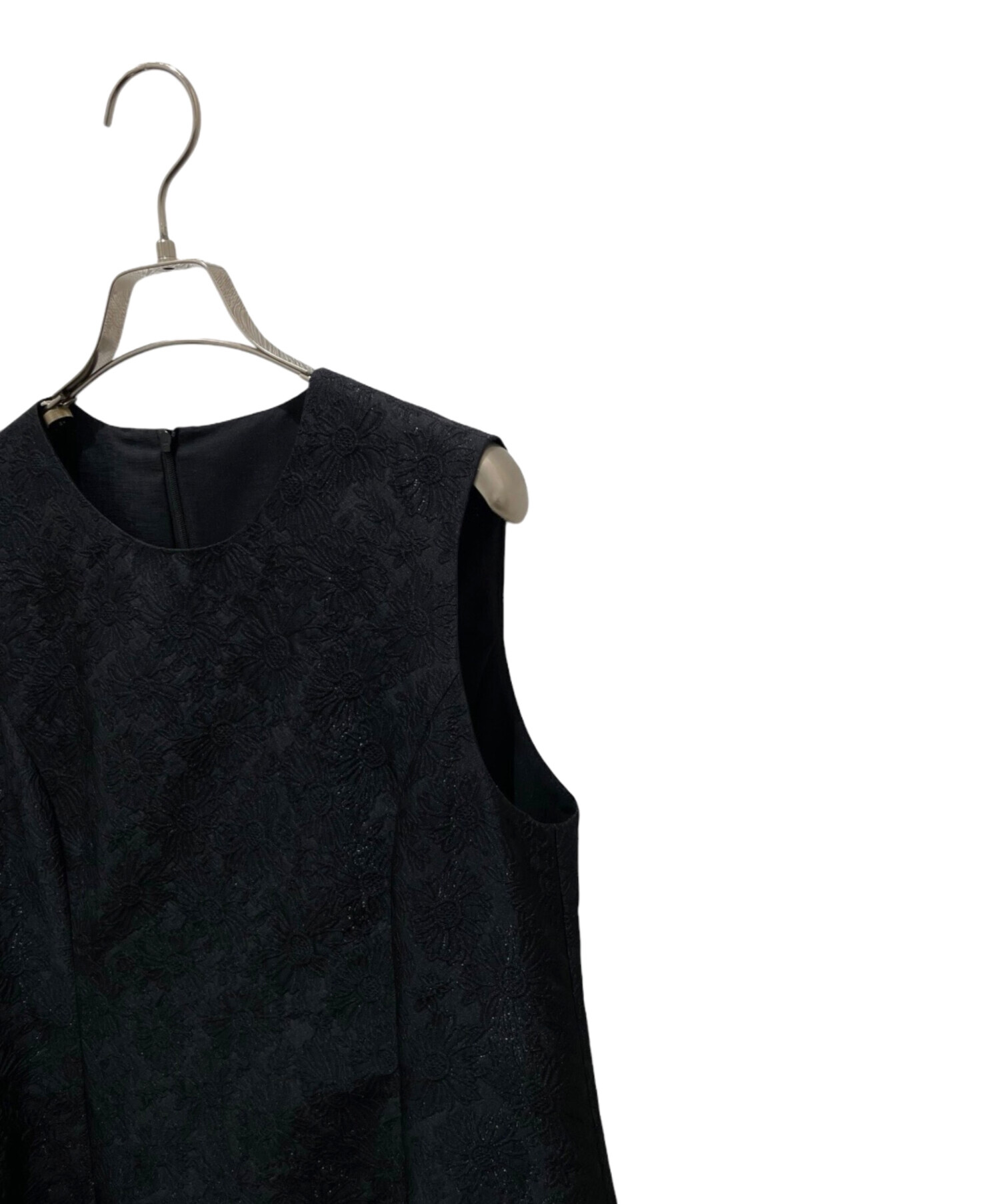 中古・古着通販】ADEAM (アディアム) 25SS ロータスドレス ブラック 