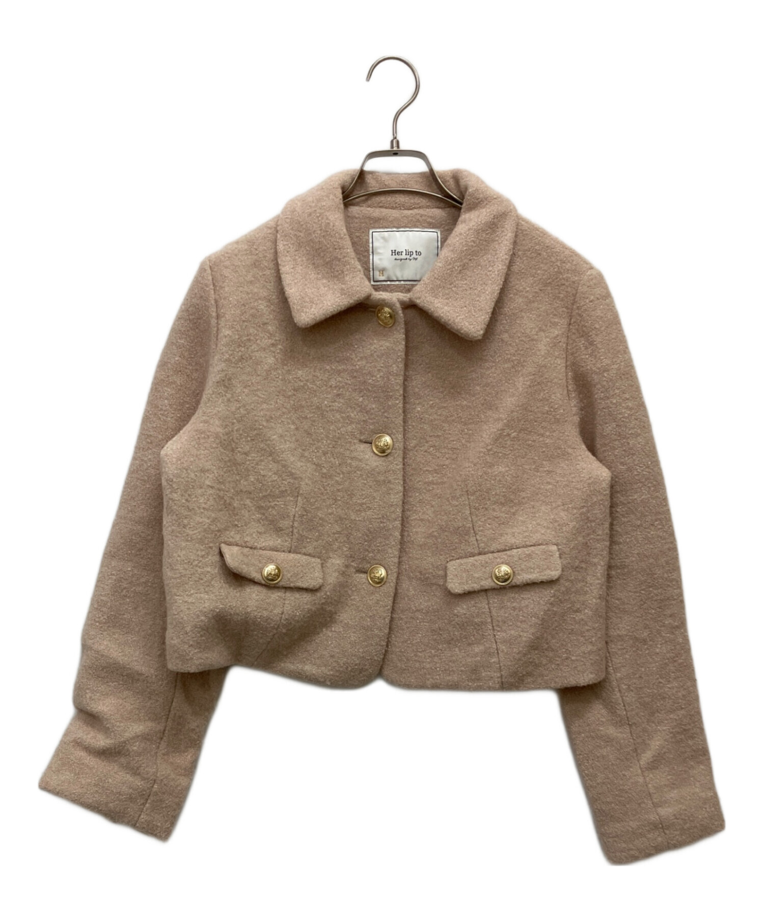 ら*ね様 herlip to  Boucle Jacket 上下セット 中古・古着通販】HER LIP TO (ハーリップトゥ) Royal Boucle Jacket