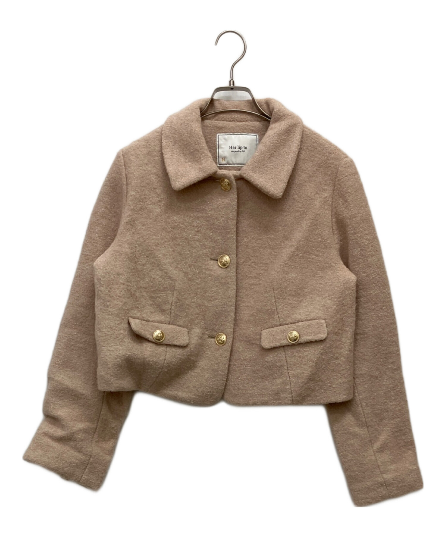 中古・古着通販】HER LIP TO (ハーリップトゥ) Royal Boucle Jacket