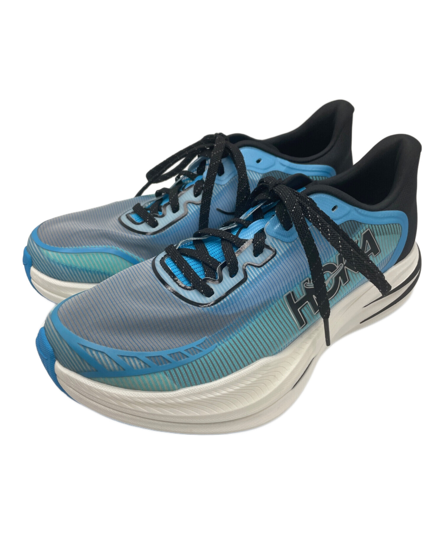 HOKA シエロx1 2.0 27センチ　10kのみ使用 中古・古着通販】HOKA (ホカ) CIELO X1 2.0 ブルー サイズ:27cm