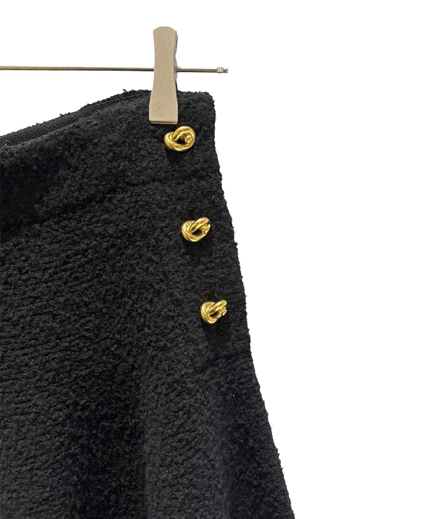 Bottega Veneta ボッテガベネタ チェックウールスカート 中古・古着通販】BOTTEGA VENETA (ボッテガベネタ) ウールブークレ