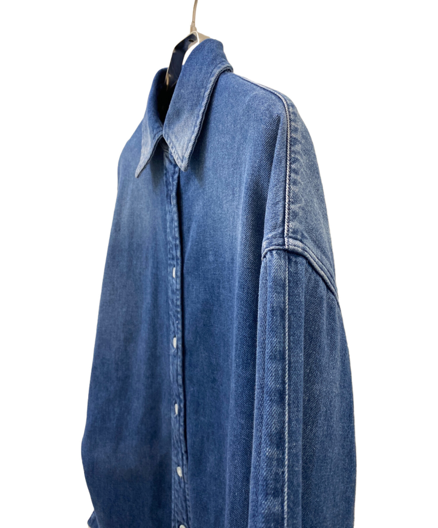 中古・古着通販】LOEWE (ロエベ) デニムシャツ ブルー サイズ:34