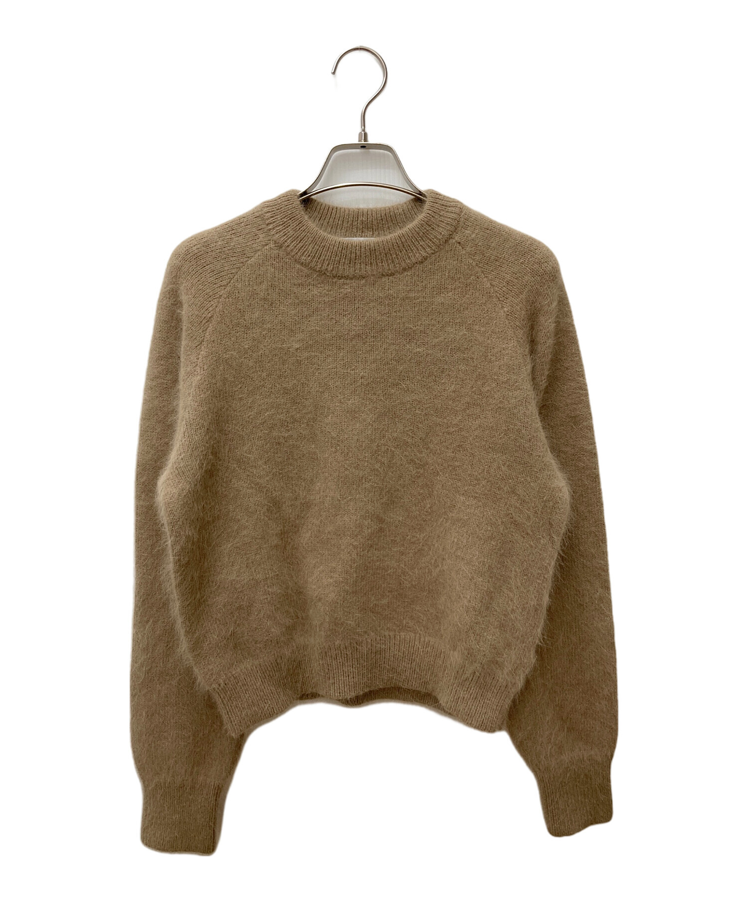 中古・古着通販】CLANE (クラネ) ANGORA COMPACT KNIT TOPS ベージュ