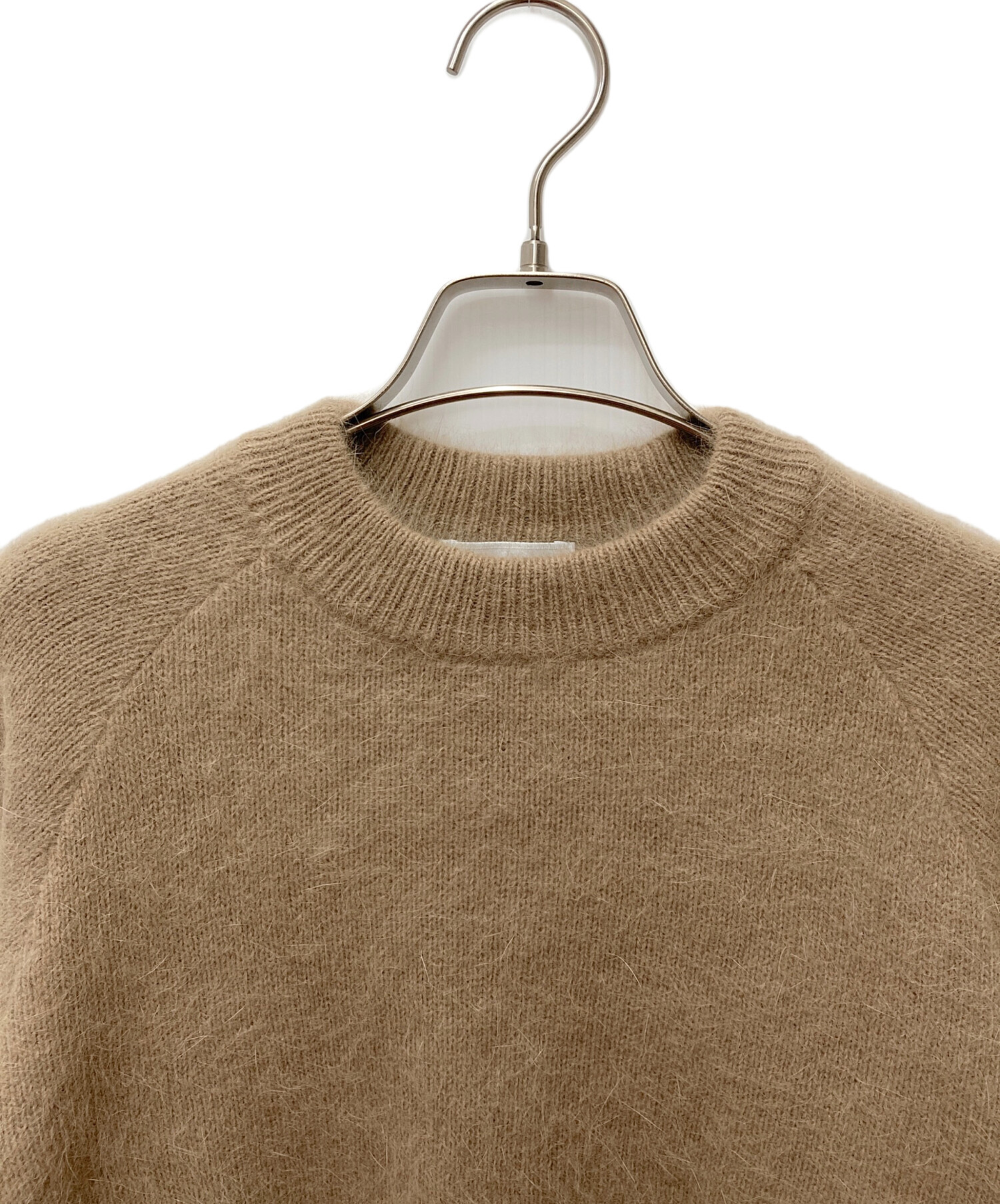 中古・古着通販】CLANE (クラネ) ANGORA COMPACT KNIT TOPS ベージュ 中古・古着通販】CLANE (クラネ) ANGORA COMPACT KNIT TOPS ベージュ