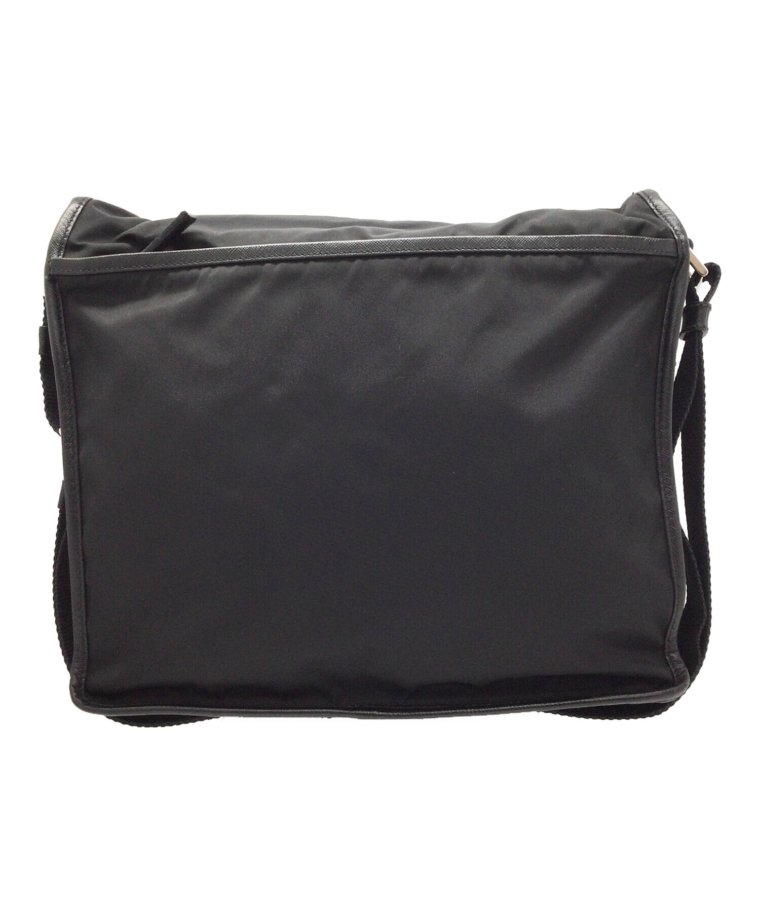 中古・古着通販】PRADA (プラダ) ナイロンショルダーバッグ ブラック