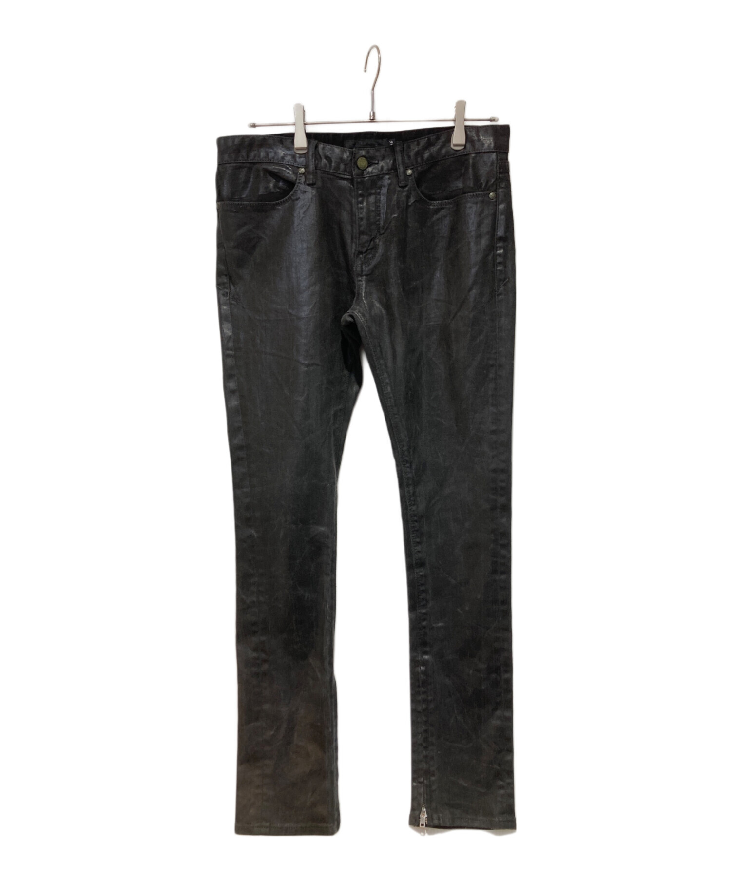 パンツ Fuga denim y2k 中古・古着通販】FUGA (フーガ) 裾ジップコーティングデニムパンツ