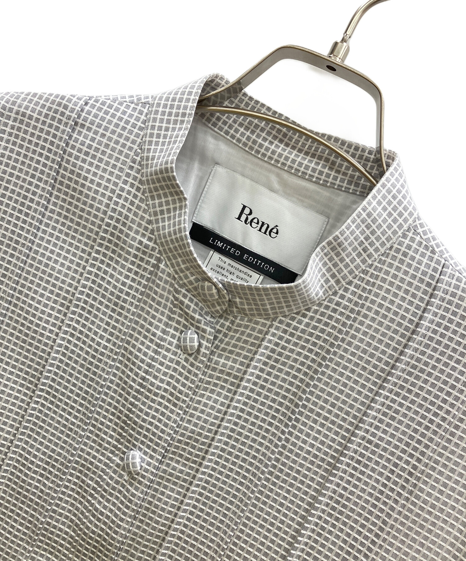 中古・古着通販】Rene (ルネ) ティアードノースリーブワンピース