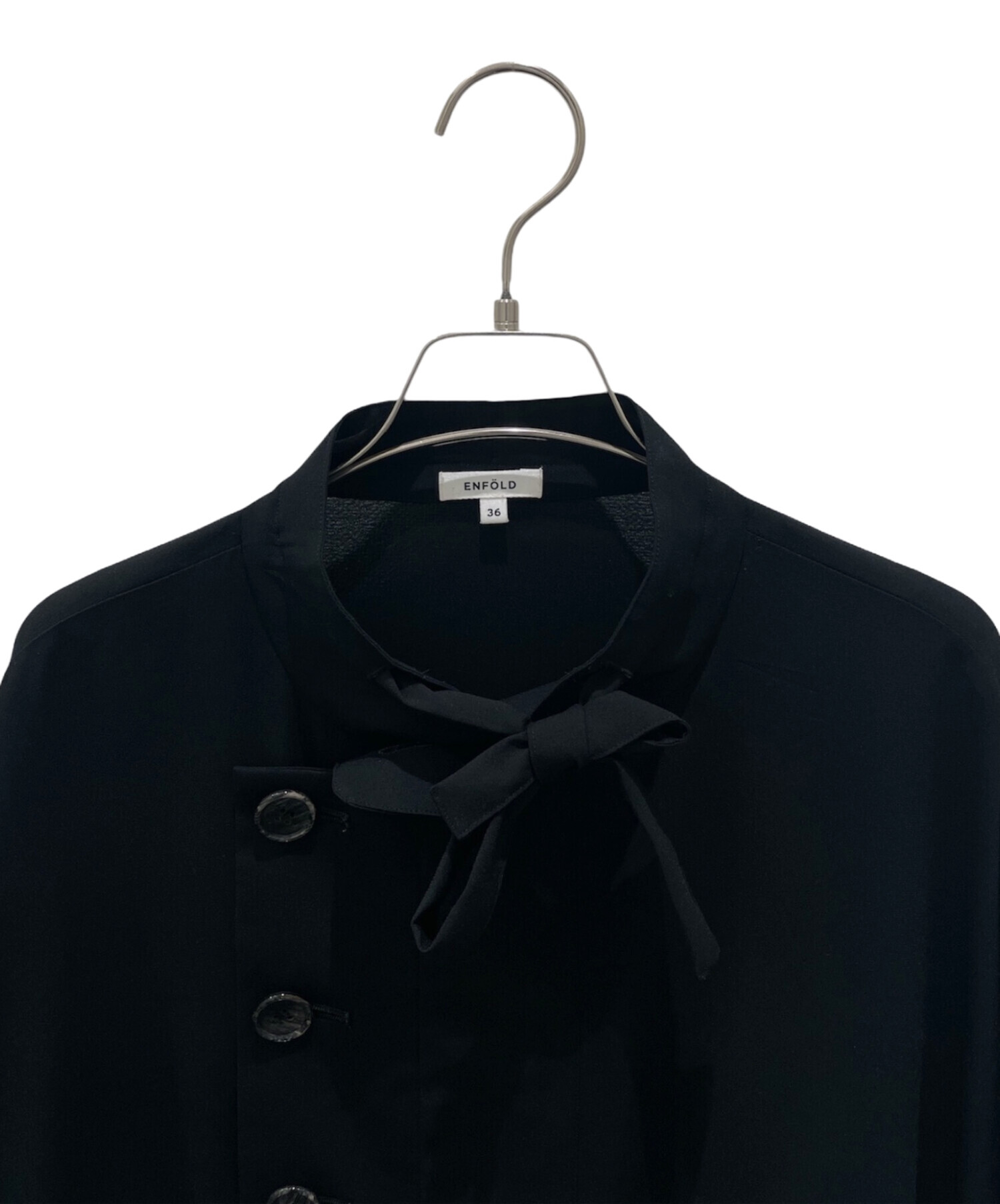 ☆enfoldエンフォルド☆タートルネックパーツ！タグ無し未使用！ブラック！ ENFOLD エンフォルド NECK-PARTS PULLOVER ネックパーツ プルオーバー