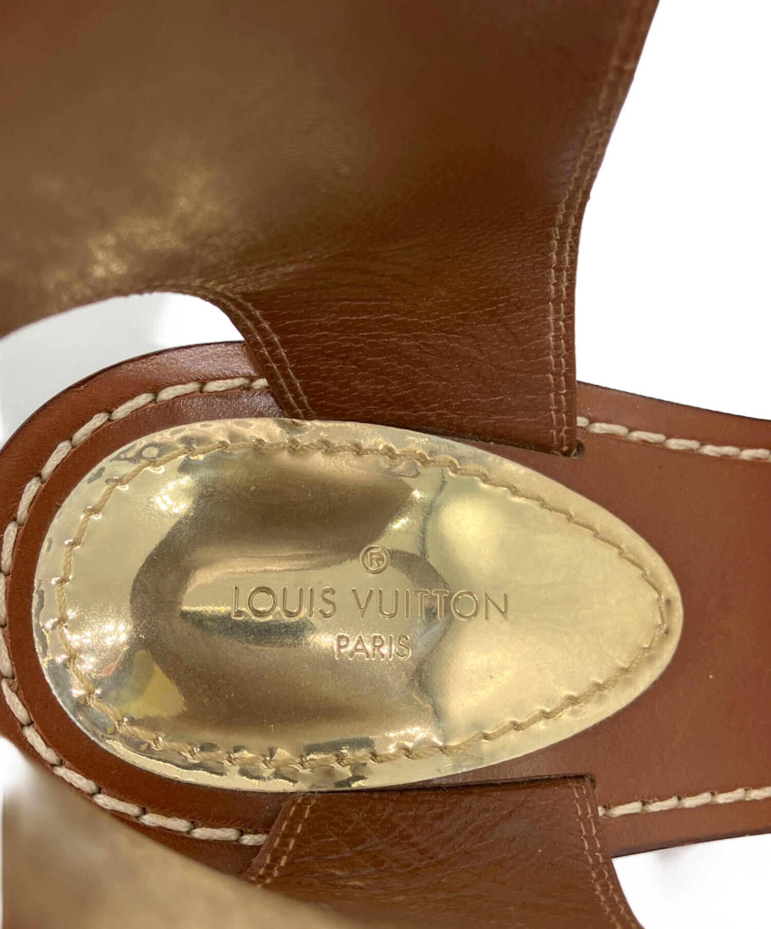 中古・古着通販】LOUIS VUITTON (ルイ ヴィトン) サンダル ブラウン