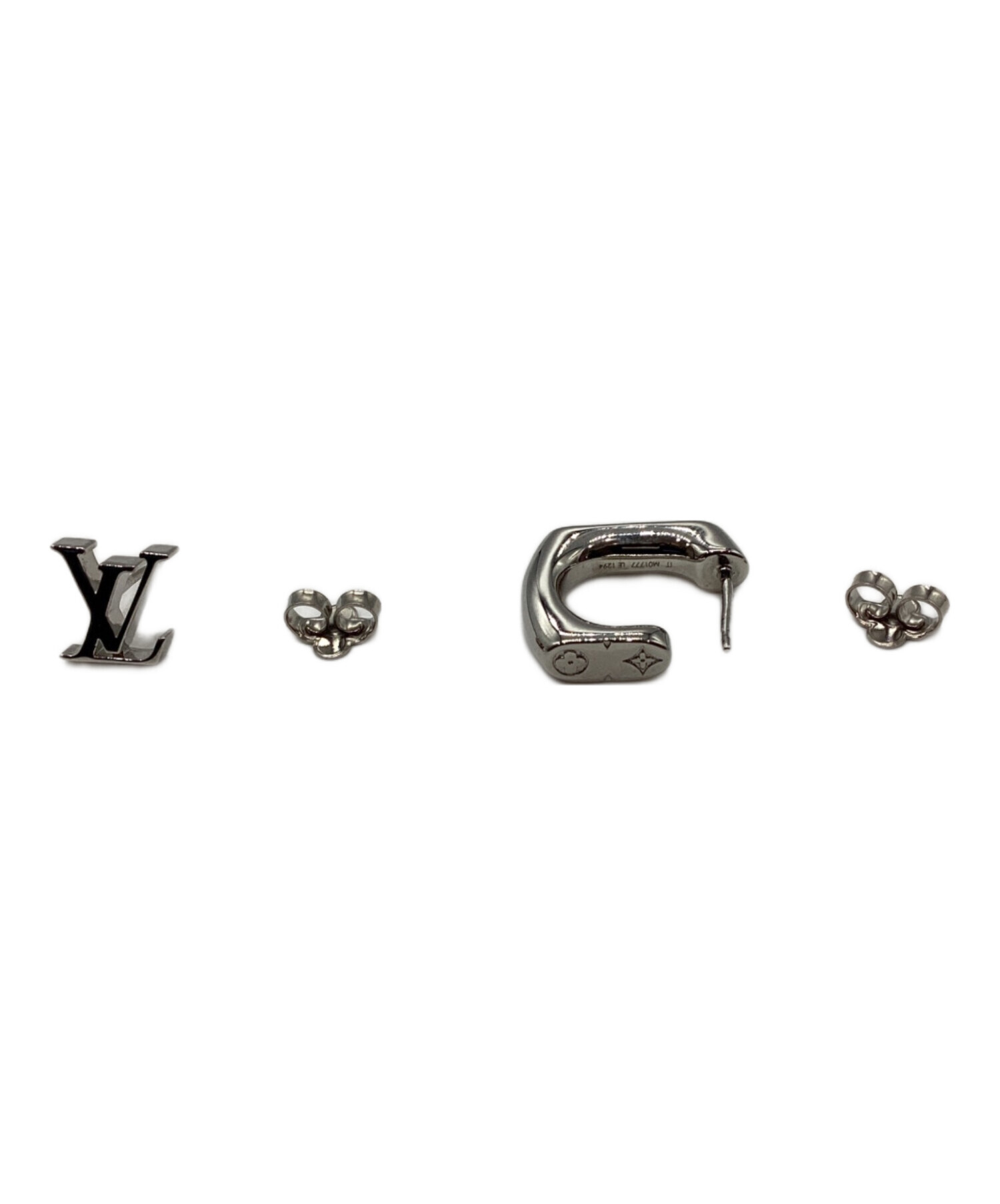 中古・古着通販】LOUIS VUITTON (ルイ ヴィトン) ピアス シルバー