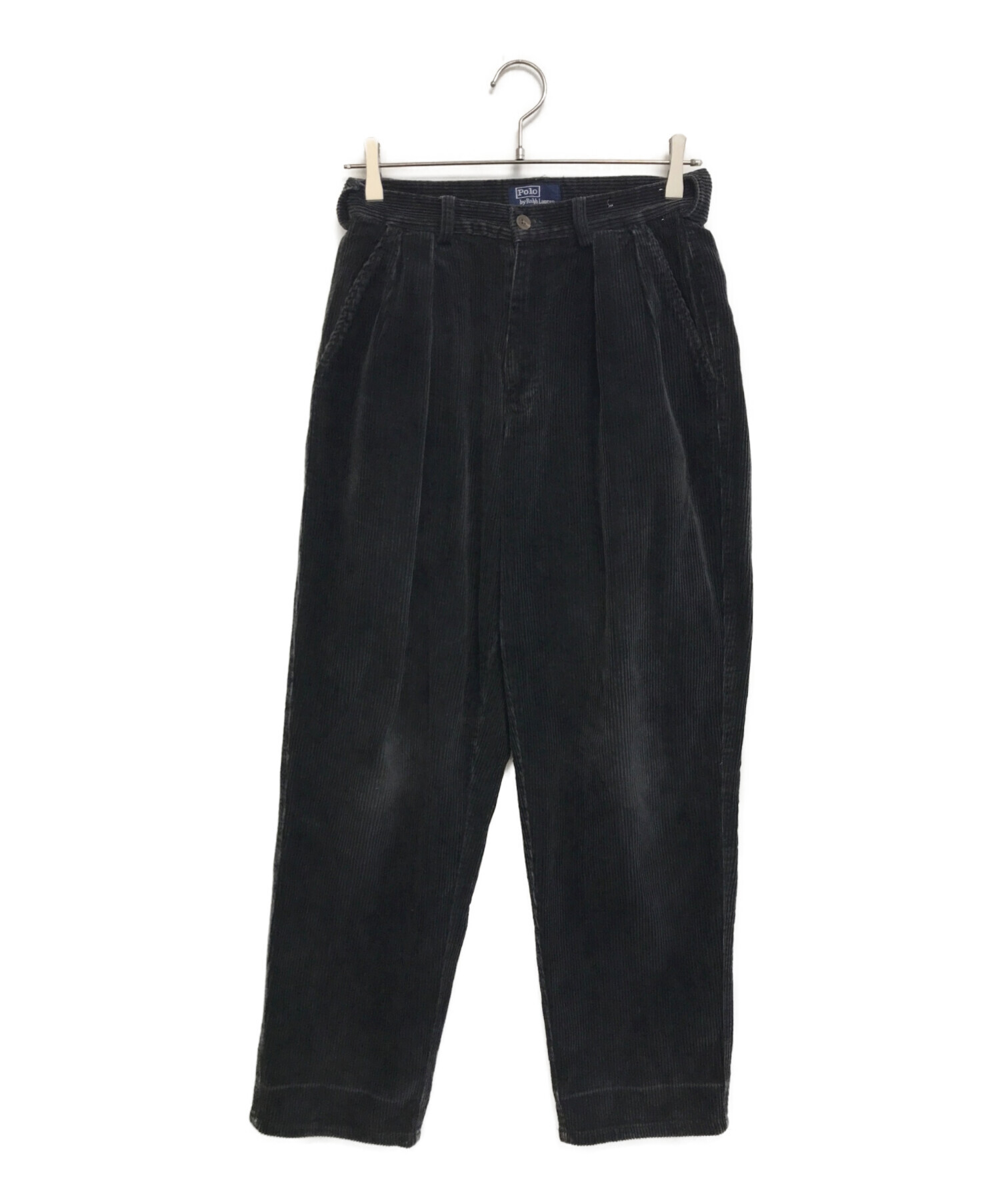 90s ラルフローレン　コーデュロイパンツ　ブラック 34×32 中古・古着通販】POLO RALPH LAUREN (ポロ・ラルフローレン) 90s