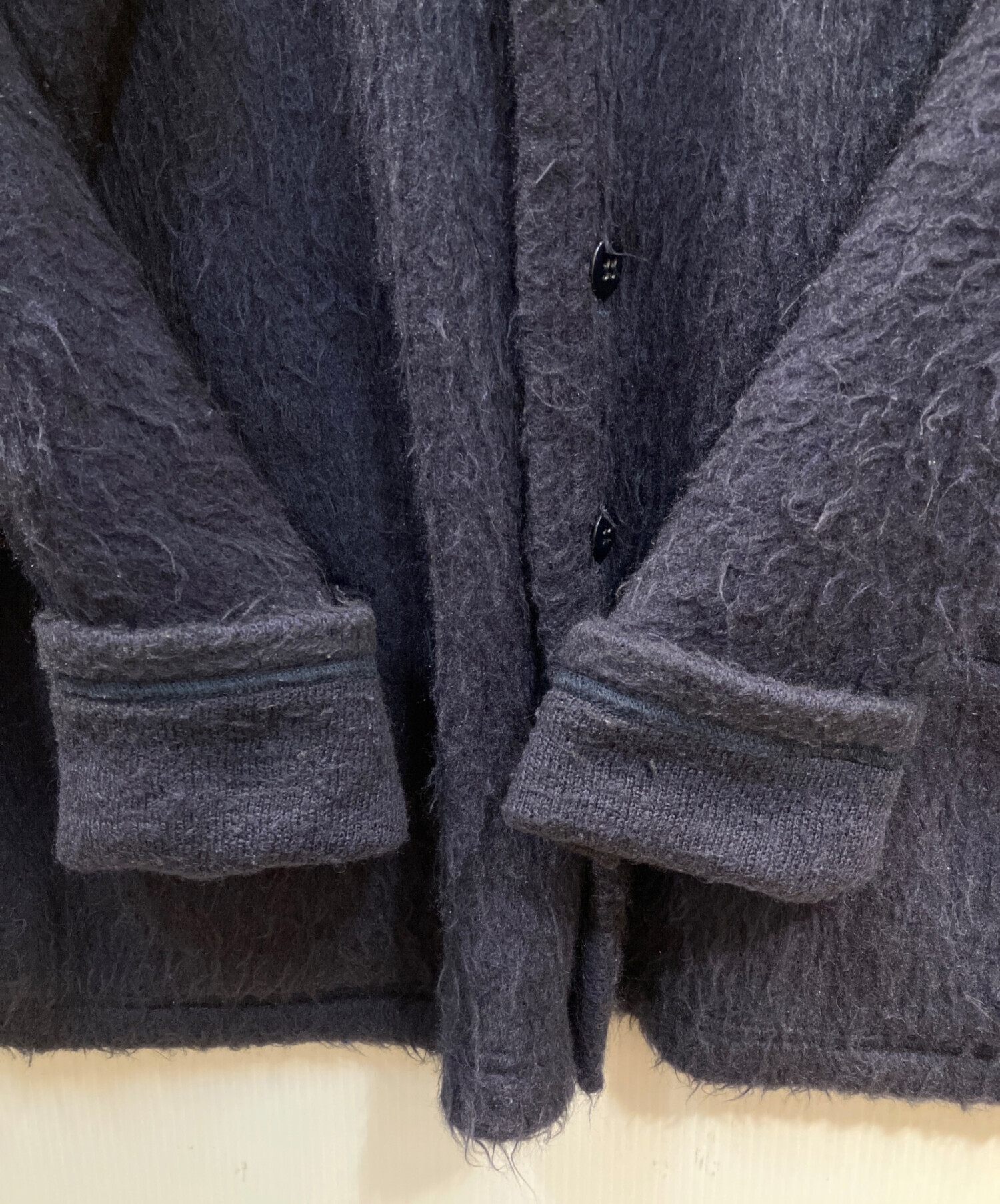 中古・古着通販】MONITALY (モニタリー) SHAGGY V CARDIGAN シャギー