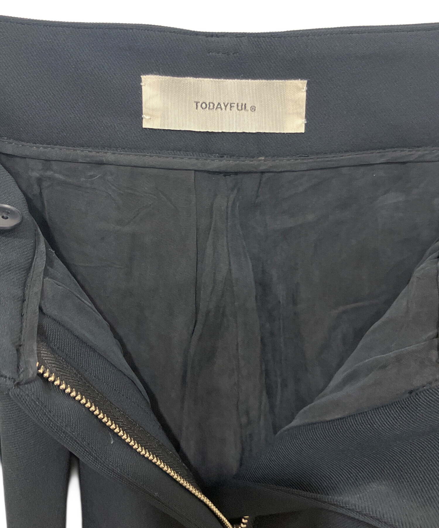 中古・古着通販】TODAYFUL (トゥデイフル) パンツ ブラック サイズ:36