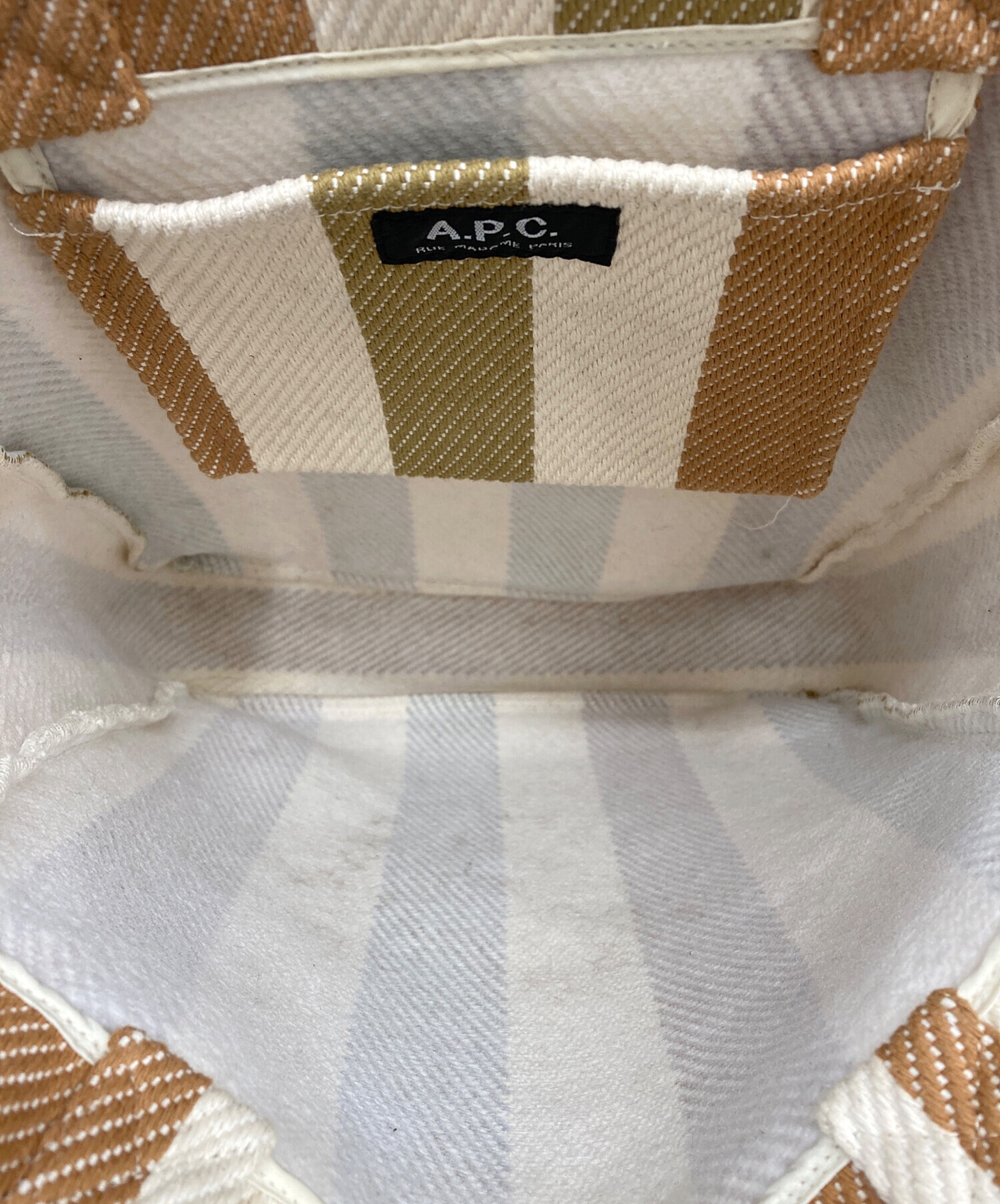 中古・古着通販】A.P.C. (アーペーセー) キャンバストートバッグ