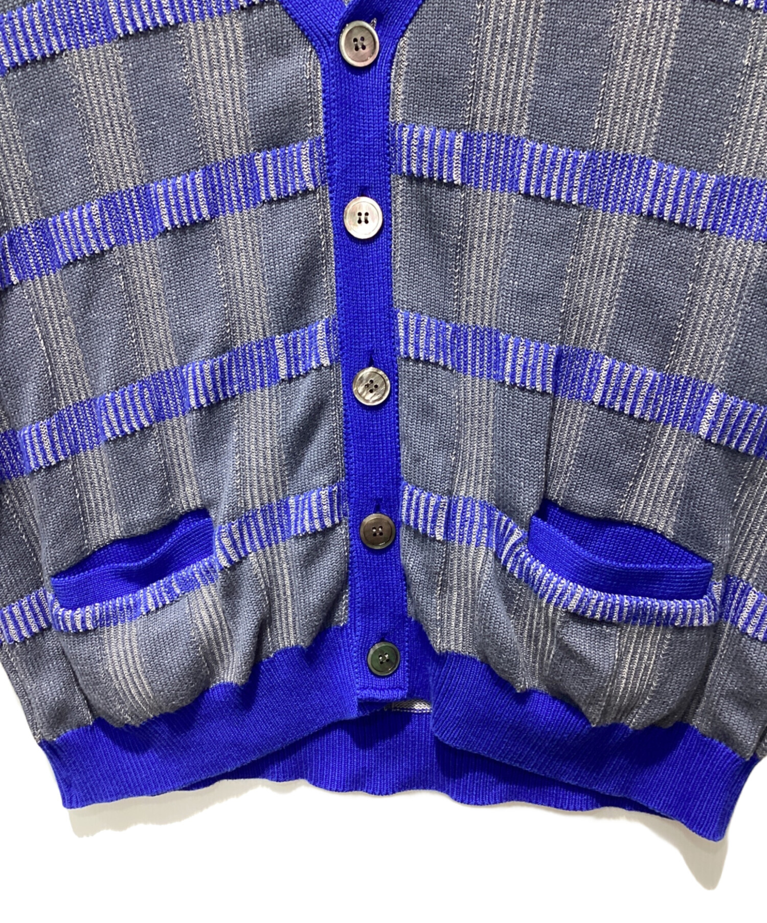 中古・古着通販】C.E (シーイー) V/H CARDIGAN ブルー サイズ:XL