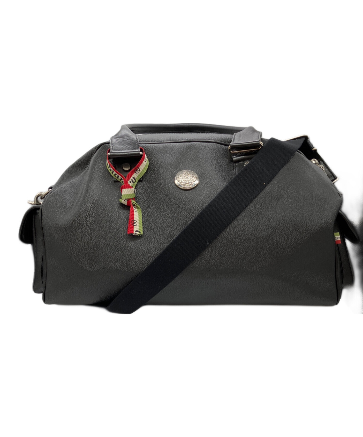 Orobianco レザー ボストンバッグ 黒 中古・古着通販】Orobianco