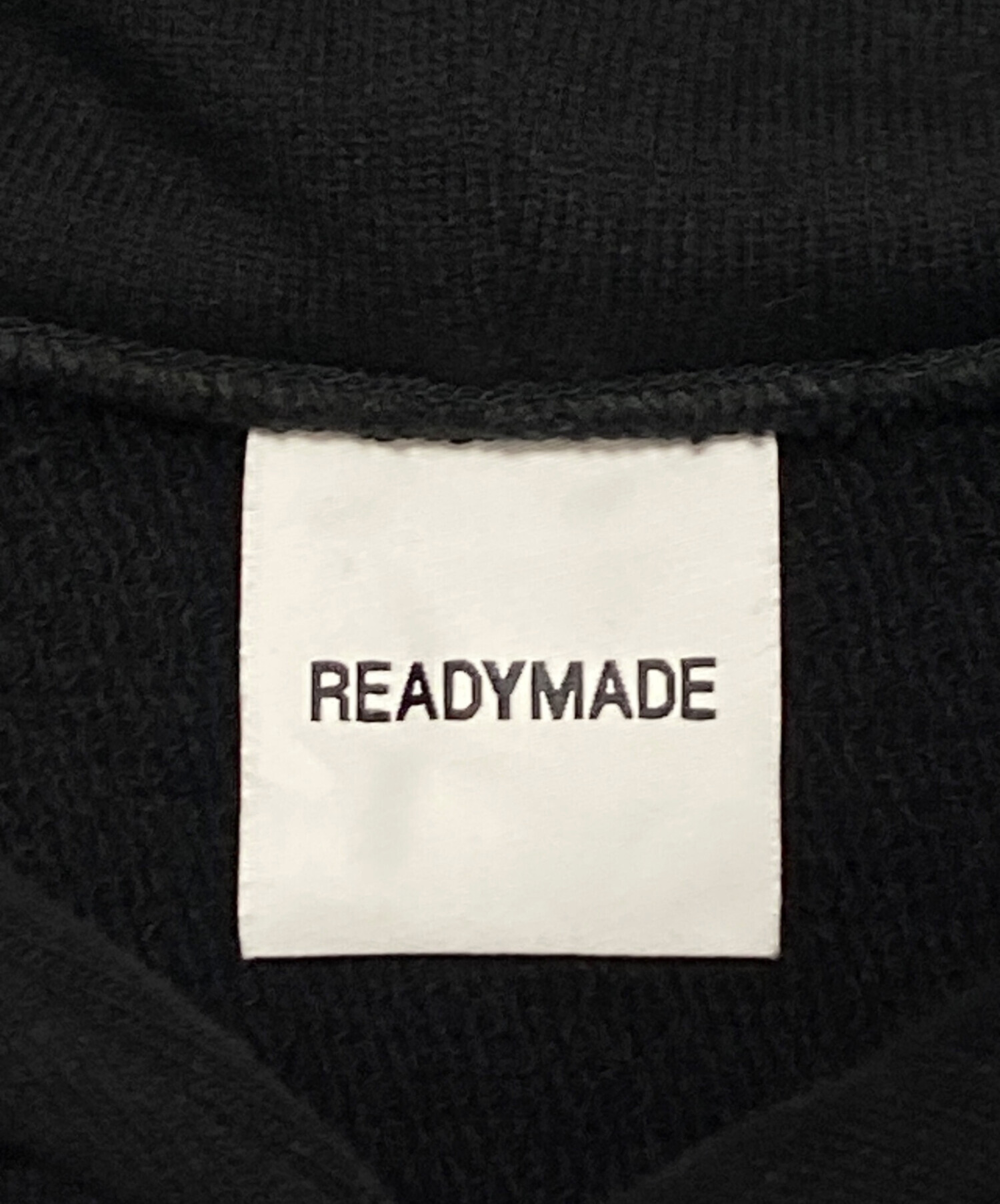 中古・古着通販】READYMADE (レディメイド) HOODIE(R.MUTT) ブラック