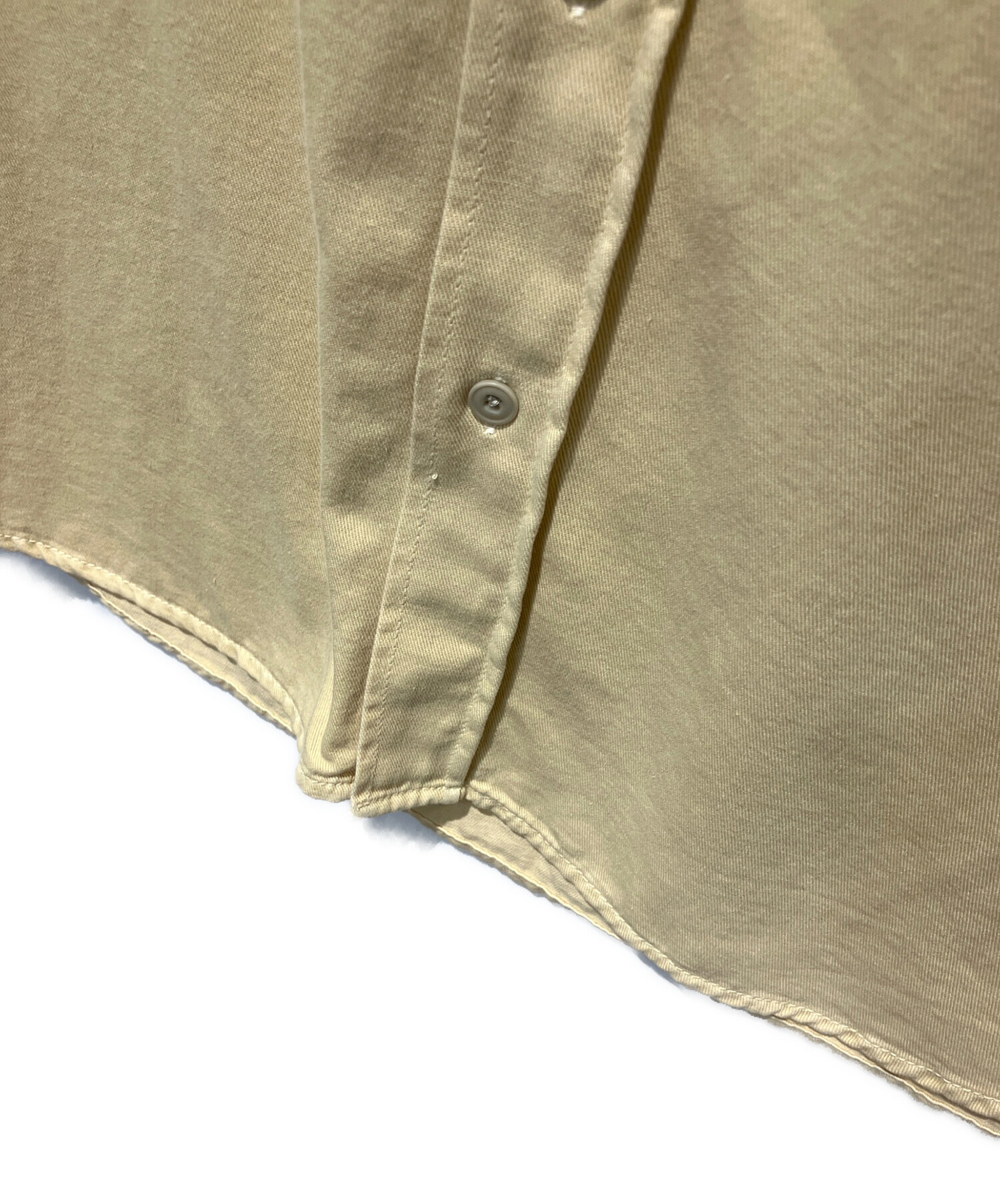 タイムセール！定価66,000円 ルメール デニムトップス 中古・古着通販】LEMAIRE (ルメール) SS DENIM SHIRT ベージュ サイズ