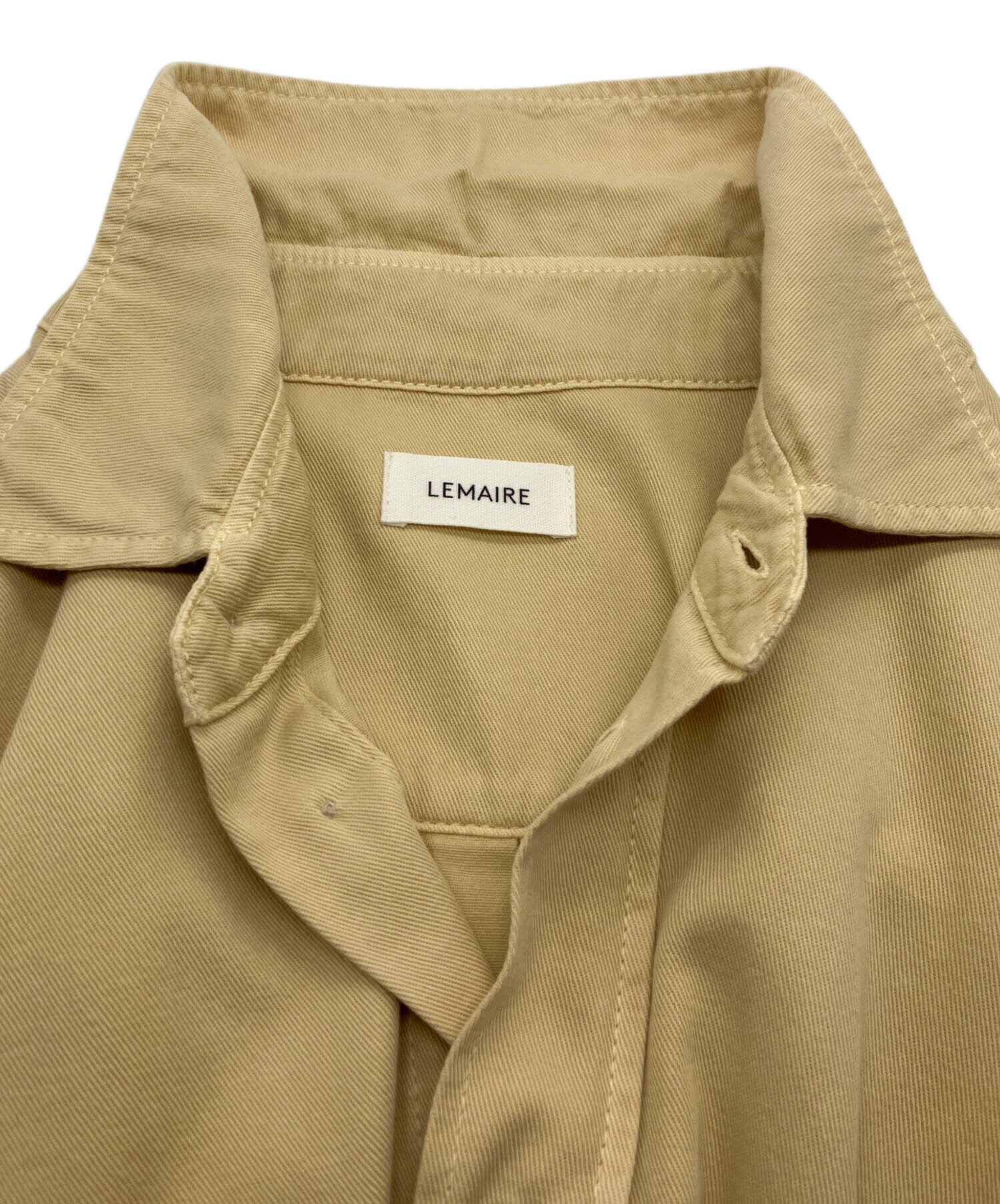 中古・古着通販】LEMAIRE (ルメール) SS DENIM SHIRT ベージュ サイズ