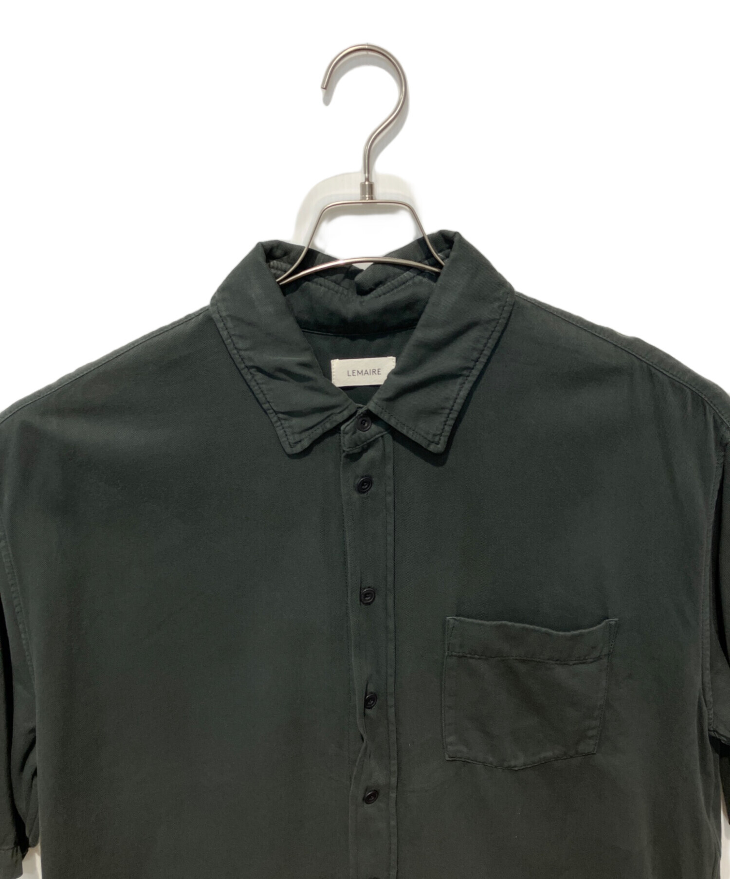 中古・古着通販】LEMAIRE (ルメール) SS DENIM SHIRT ブラック サイズ