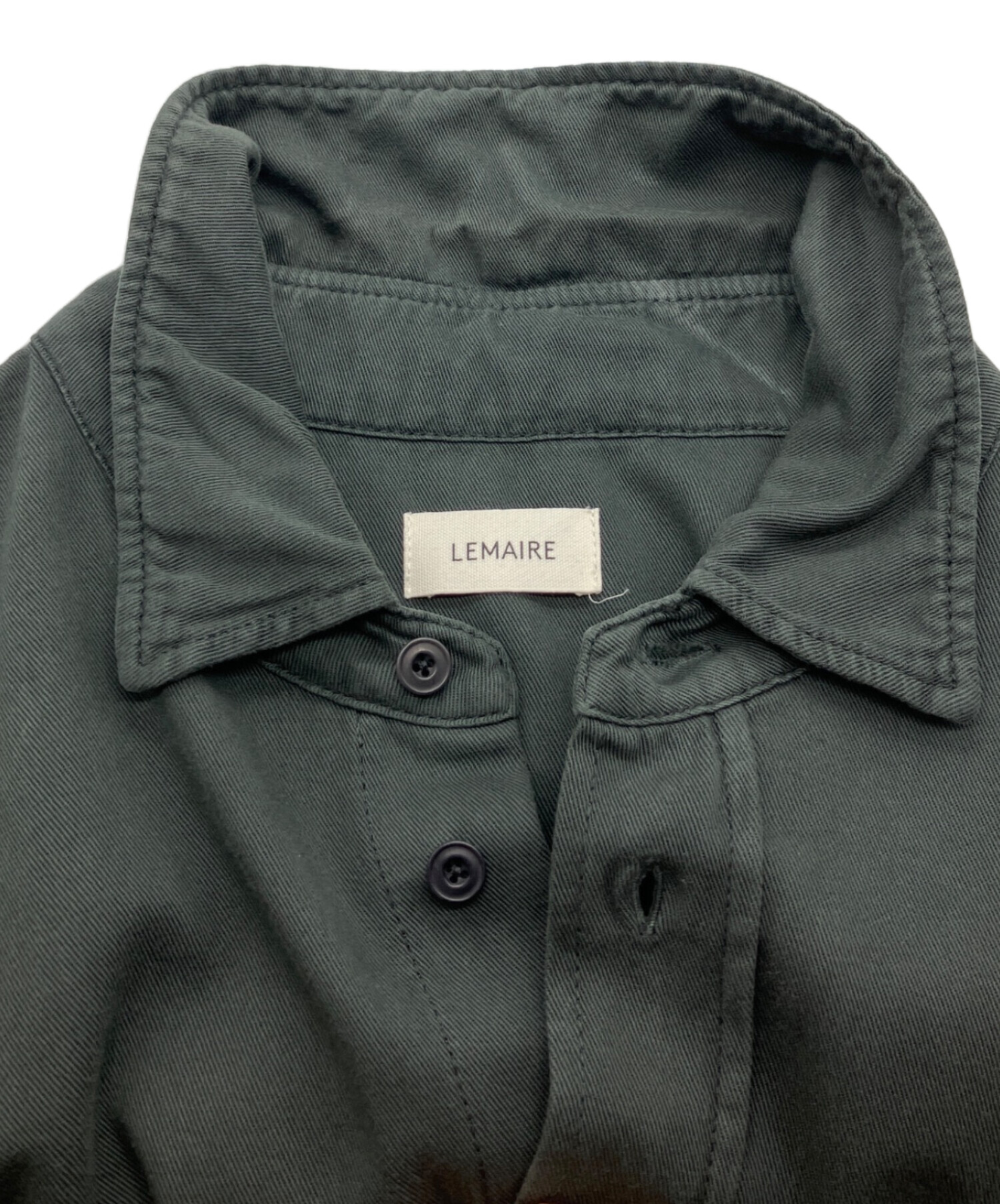 中古・古着通販】LEMAIRE (ルメール) SS DENIM SHIRT ブラック サイズ