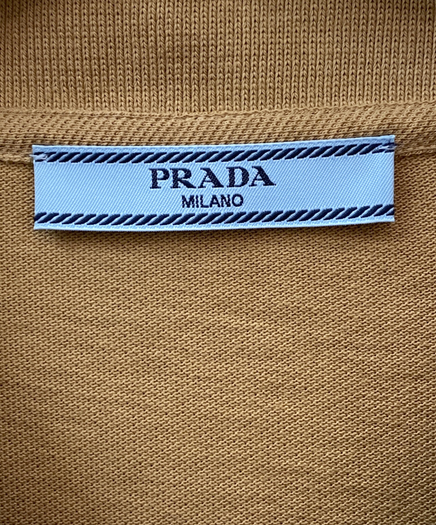 中古・古着通販】PRADA (プラダ) ロングスリーブ ピケポロシャツ