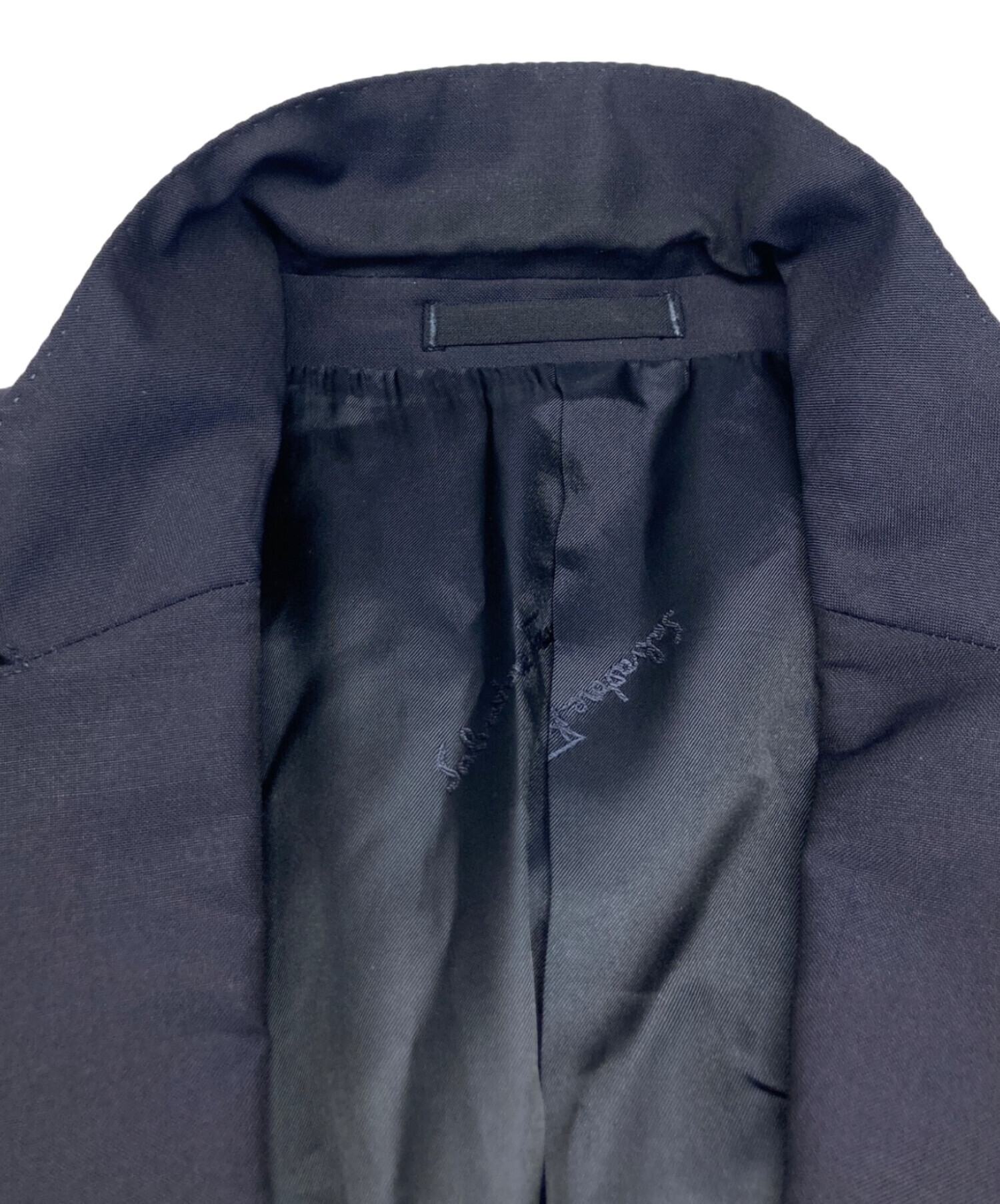 サルヴァトーレフェラガモ ウールジャケット 紺 48 中古・古着通販】Salvatore Ferragamo (サルヴァトーレ フェラガモ