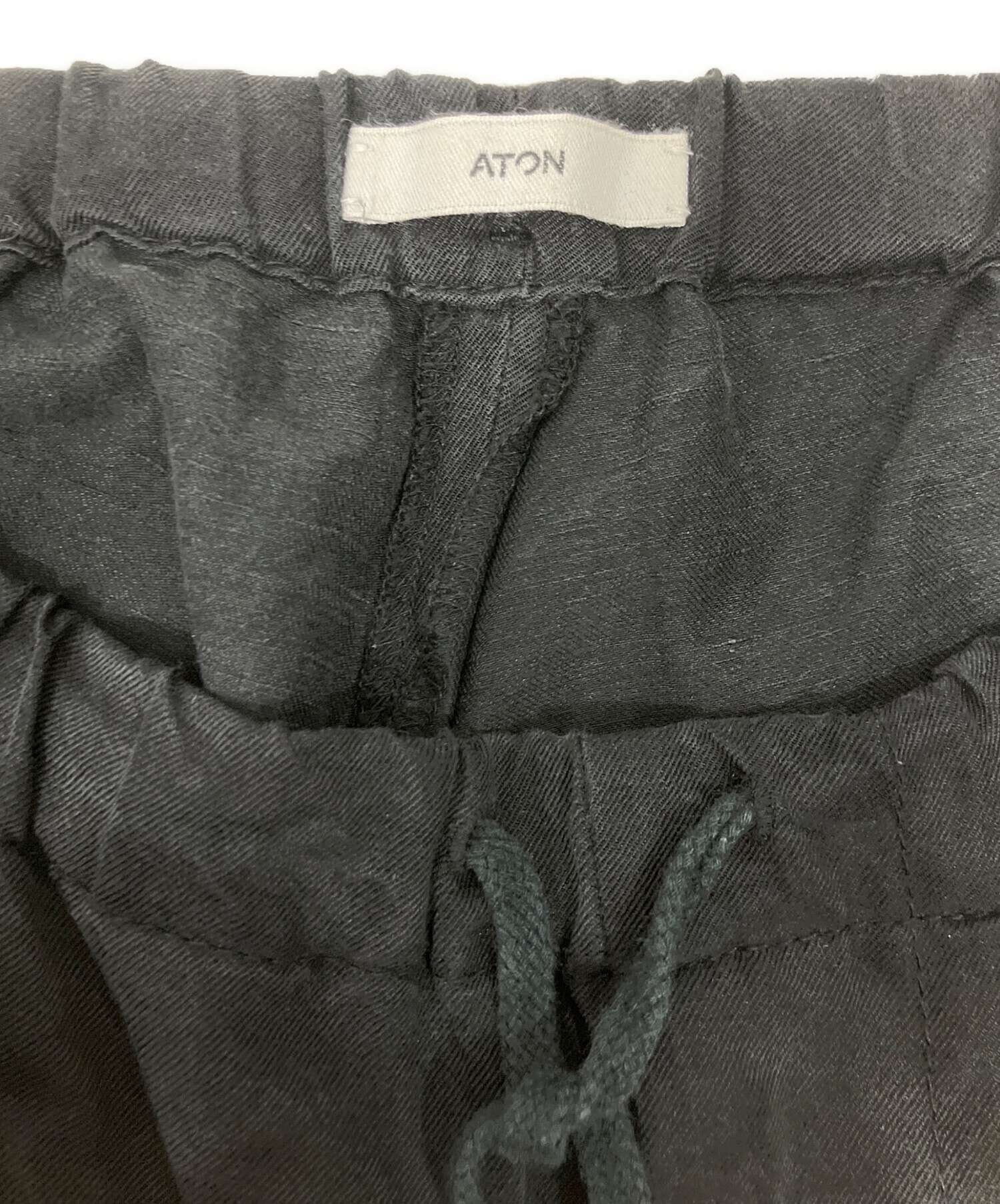 中古・古着通販】ATON (エイトン) NIDOM SILK LINEN OVER PANTS