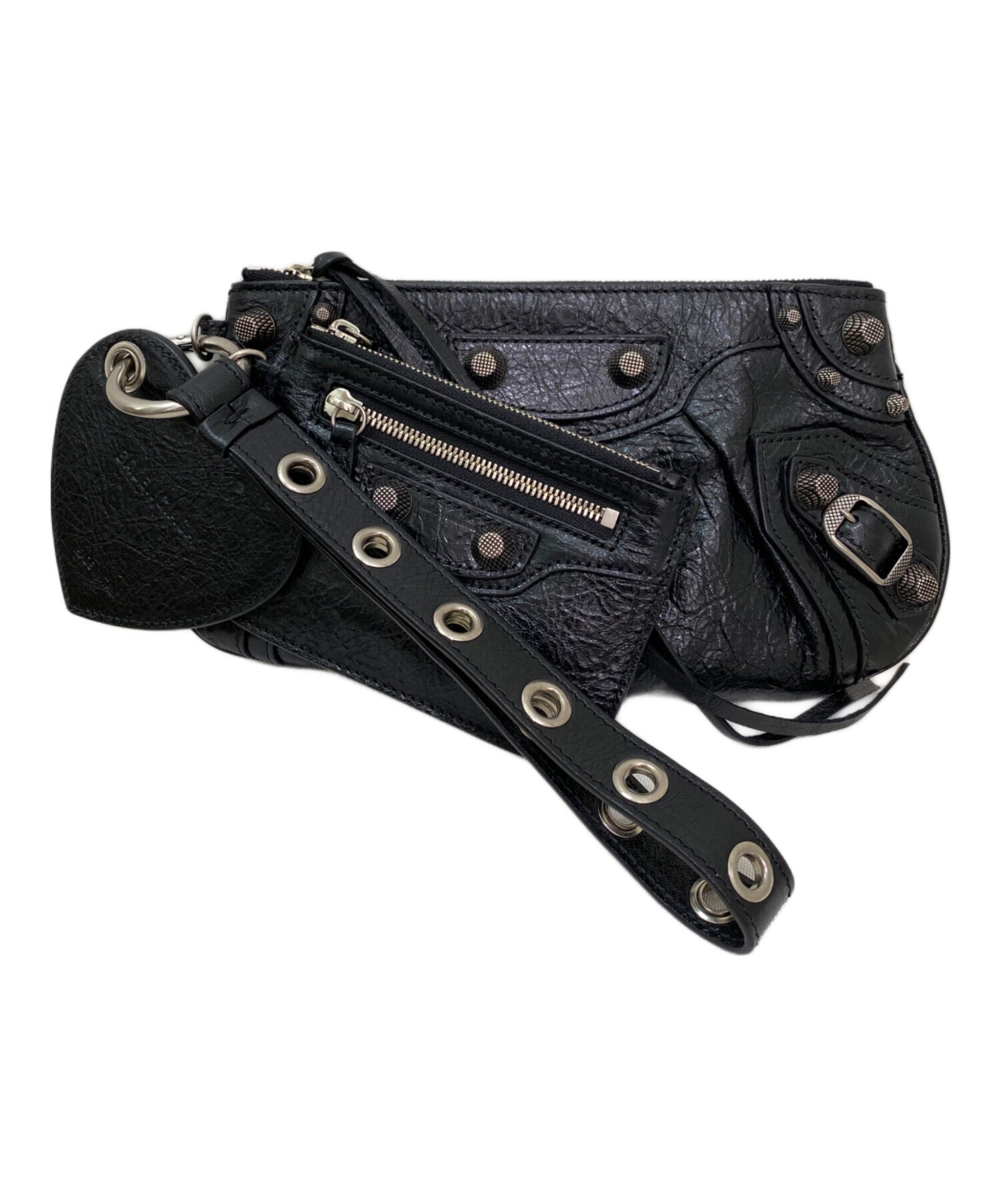 中古・古着通販】BALENCIAGA (バレンシアガ) クラッチバッグ ブラック