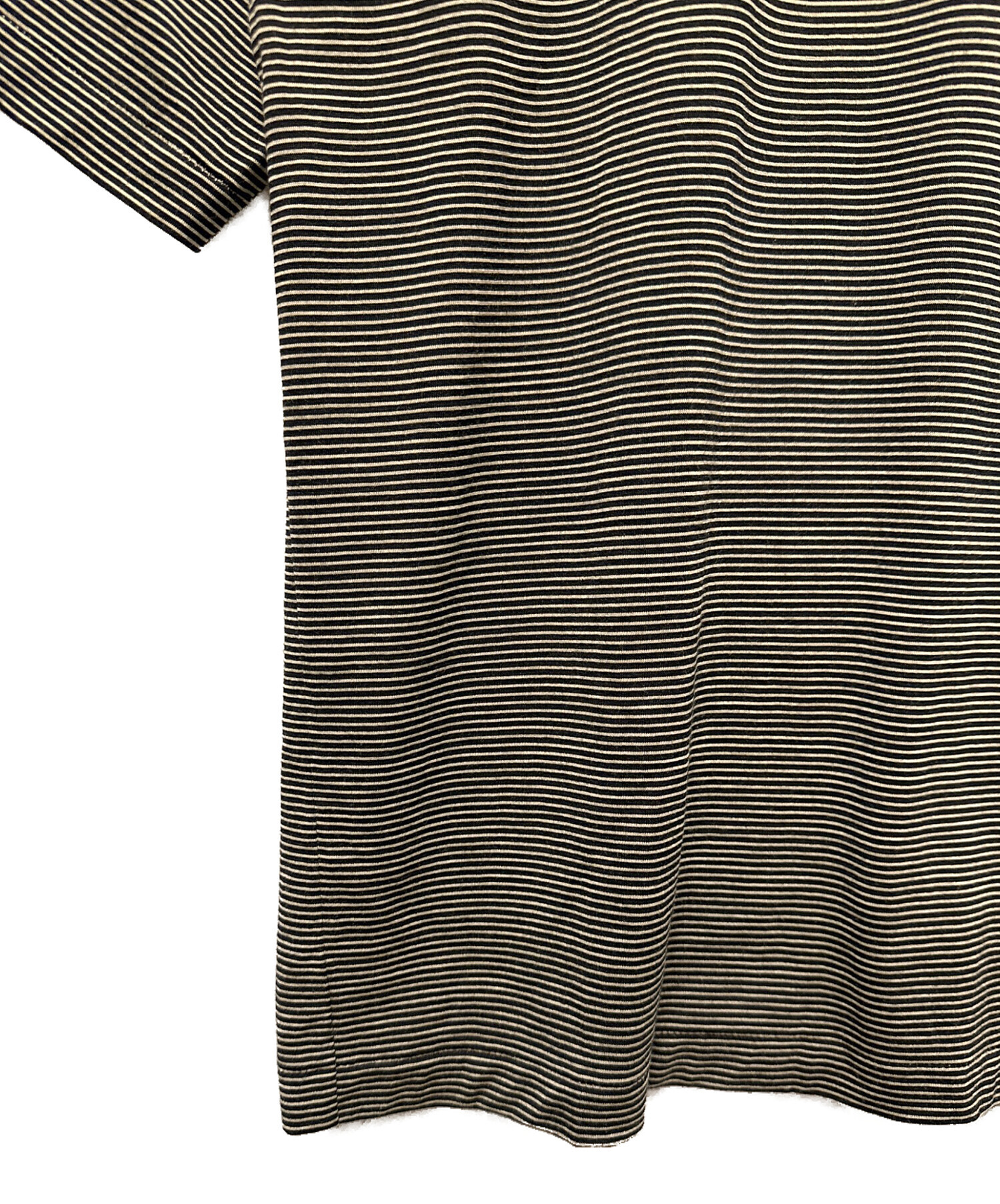 中古・古着通販】COMOLI (コモリ) サマーウール天竺Tシャツ（border