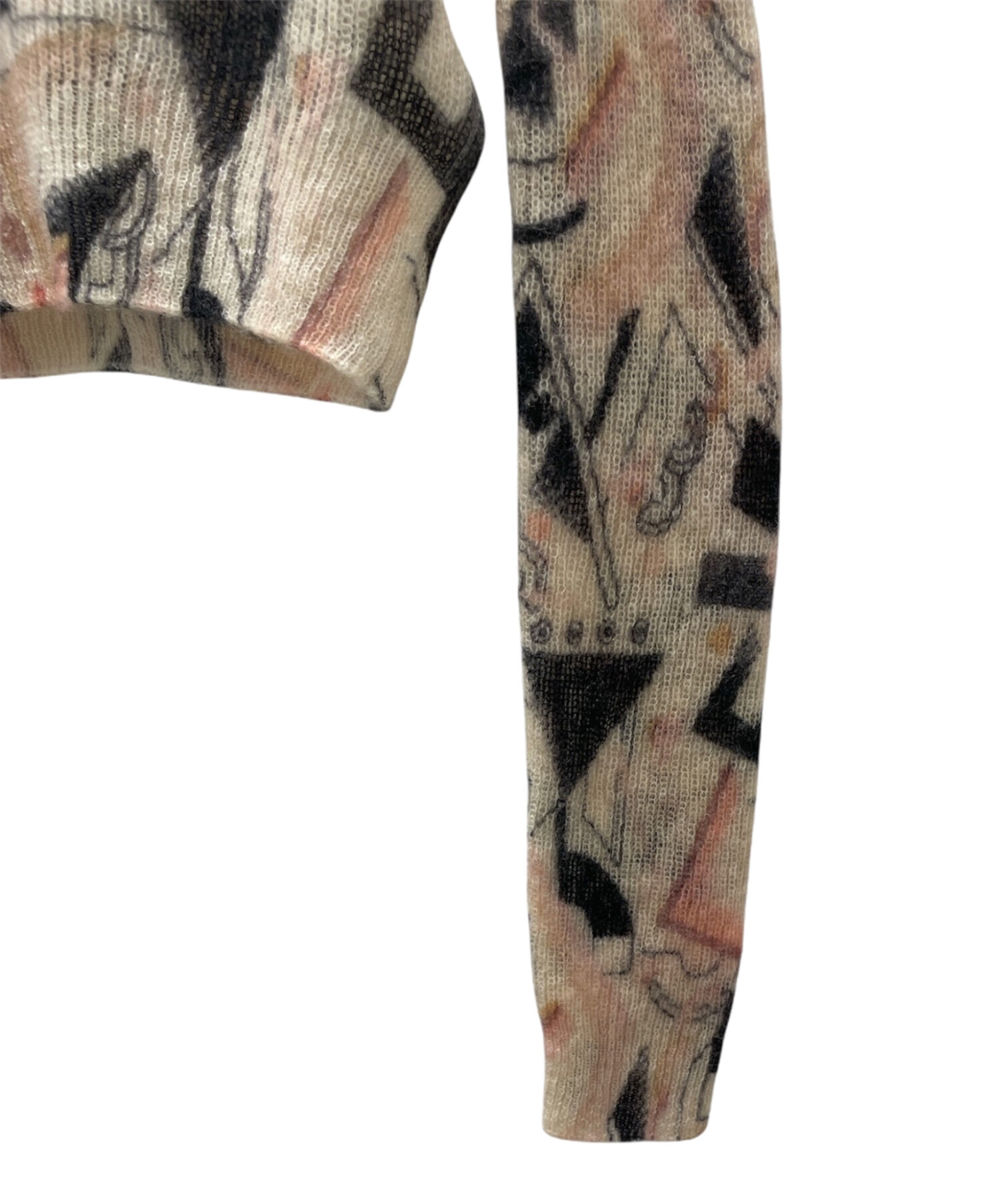 新品未使用 FENDI フェンディ ニット セーター モヘヤ トップス 48 M 中古・古着通販】FENDI (フェンディ) モヘヤ混クロップドニット