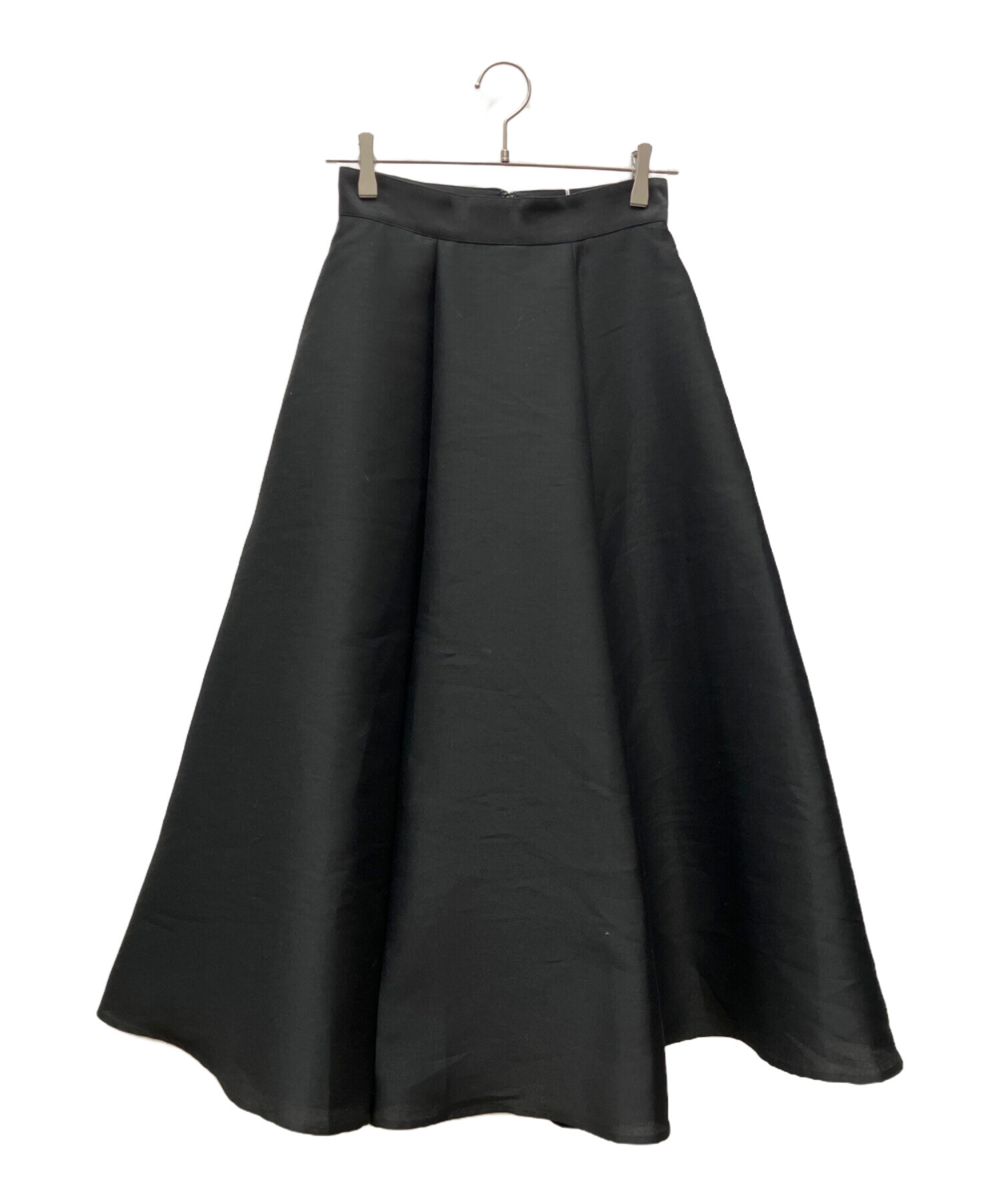 中古・古着通販】CLANE (クラネ) VOLUME FLARE SKIRT ブラック サイズ
