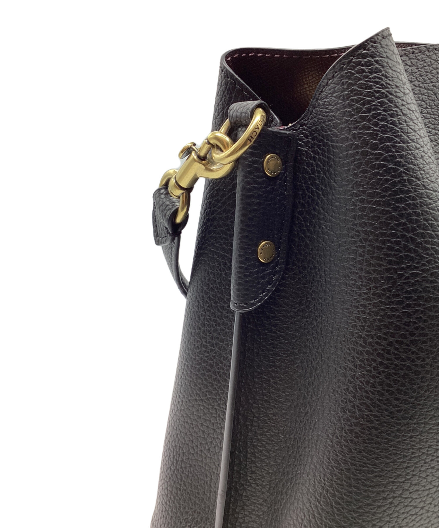 中古・古着通販】COACH (コーチ) ショルダーバッグ ブラック｜ブランド