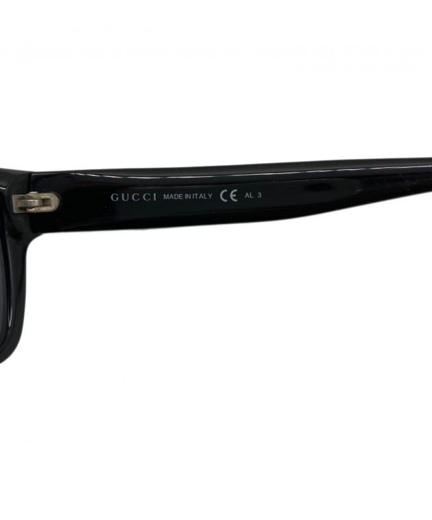中古・古着通販】GUCCI (グッチ) サングラス ブラック サイズ:57□15