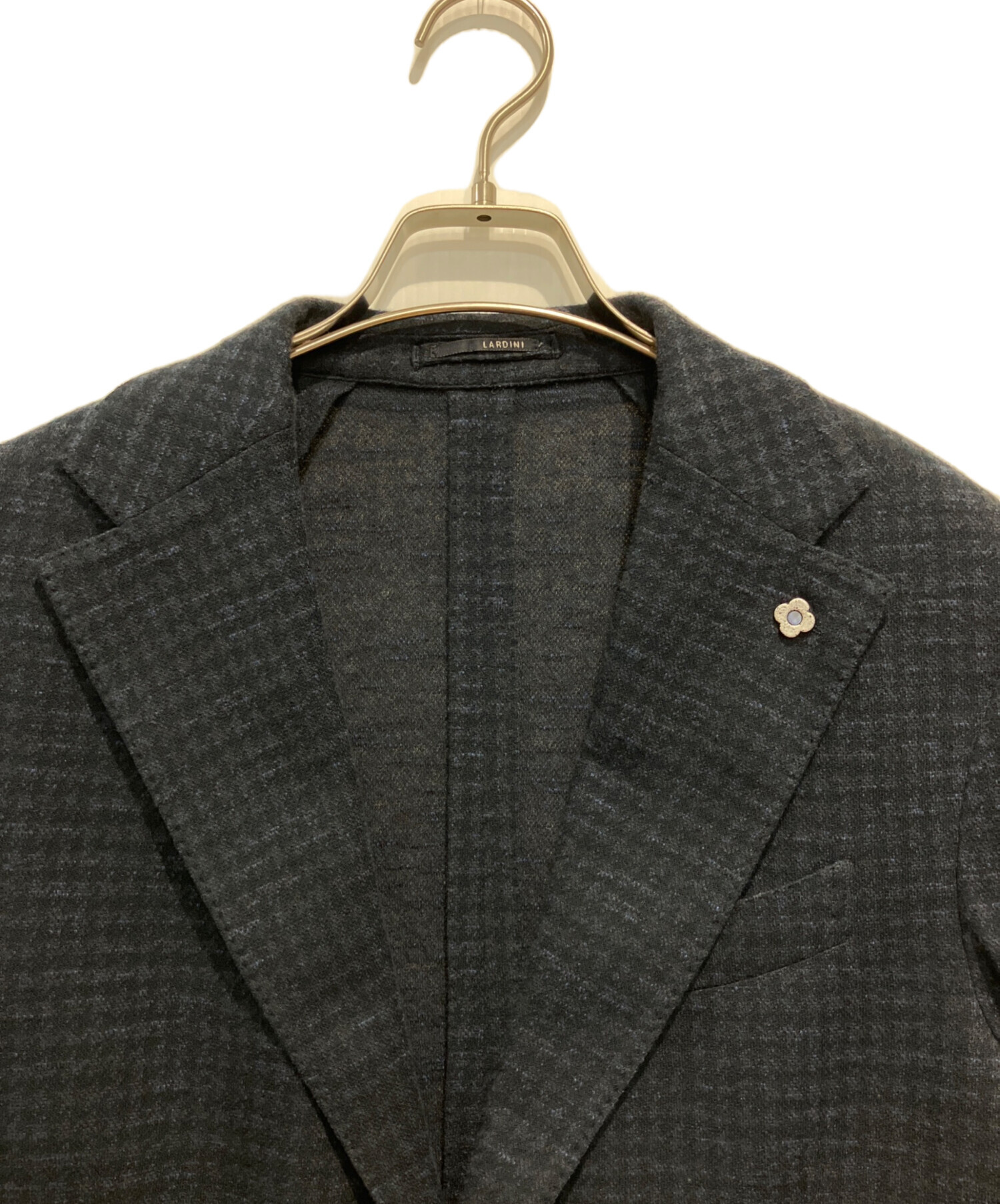 チュウコ】ラルディーニ LARDINI リネン 隠伏オール ジャケット 水師 