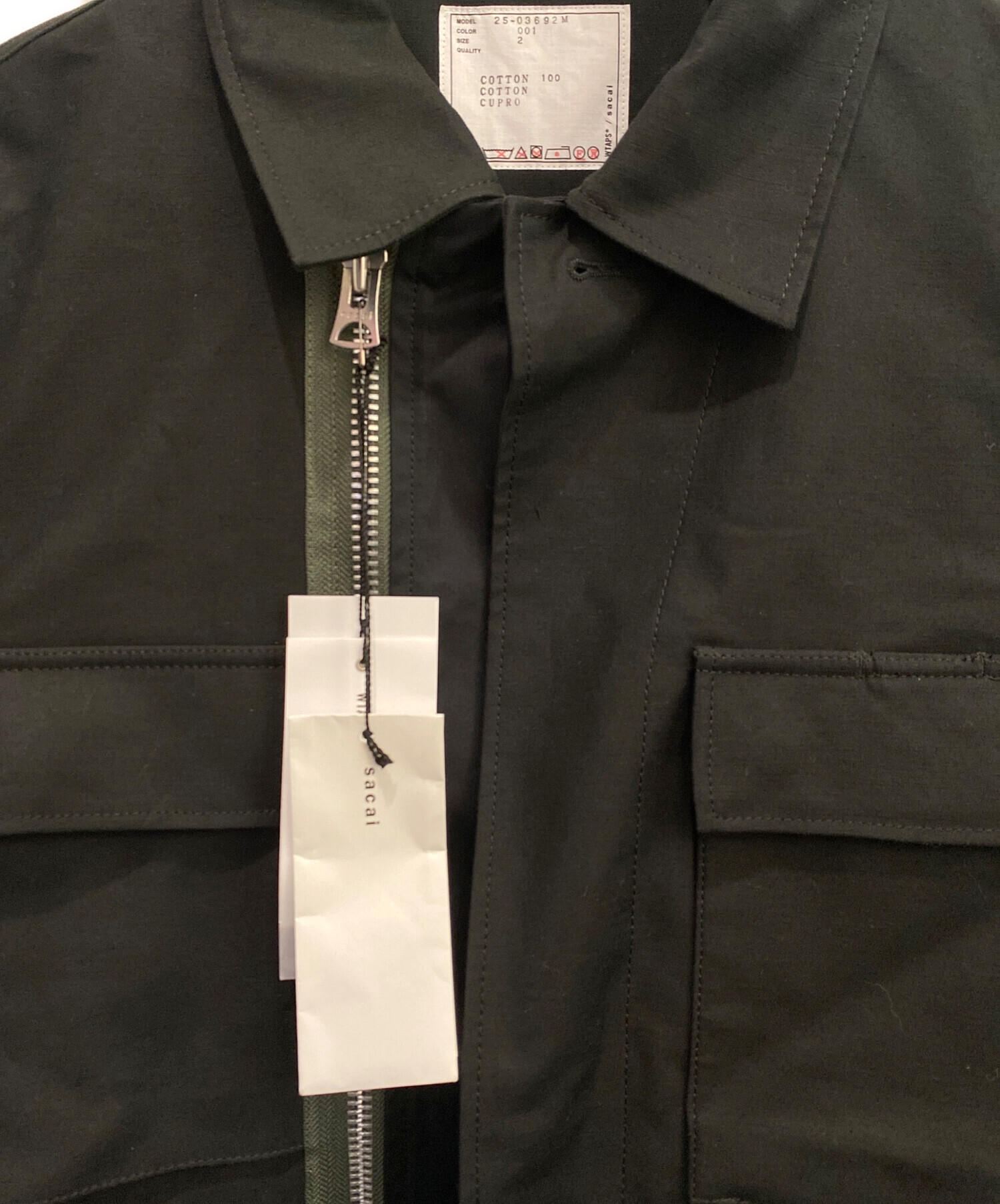 中古・古着通販】sacai (サカイ) WTAPS (ダブルタップス) COTTON BACK