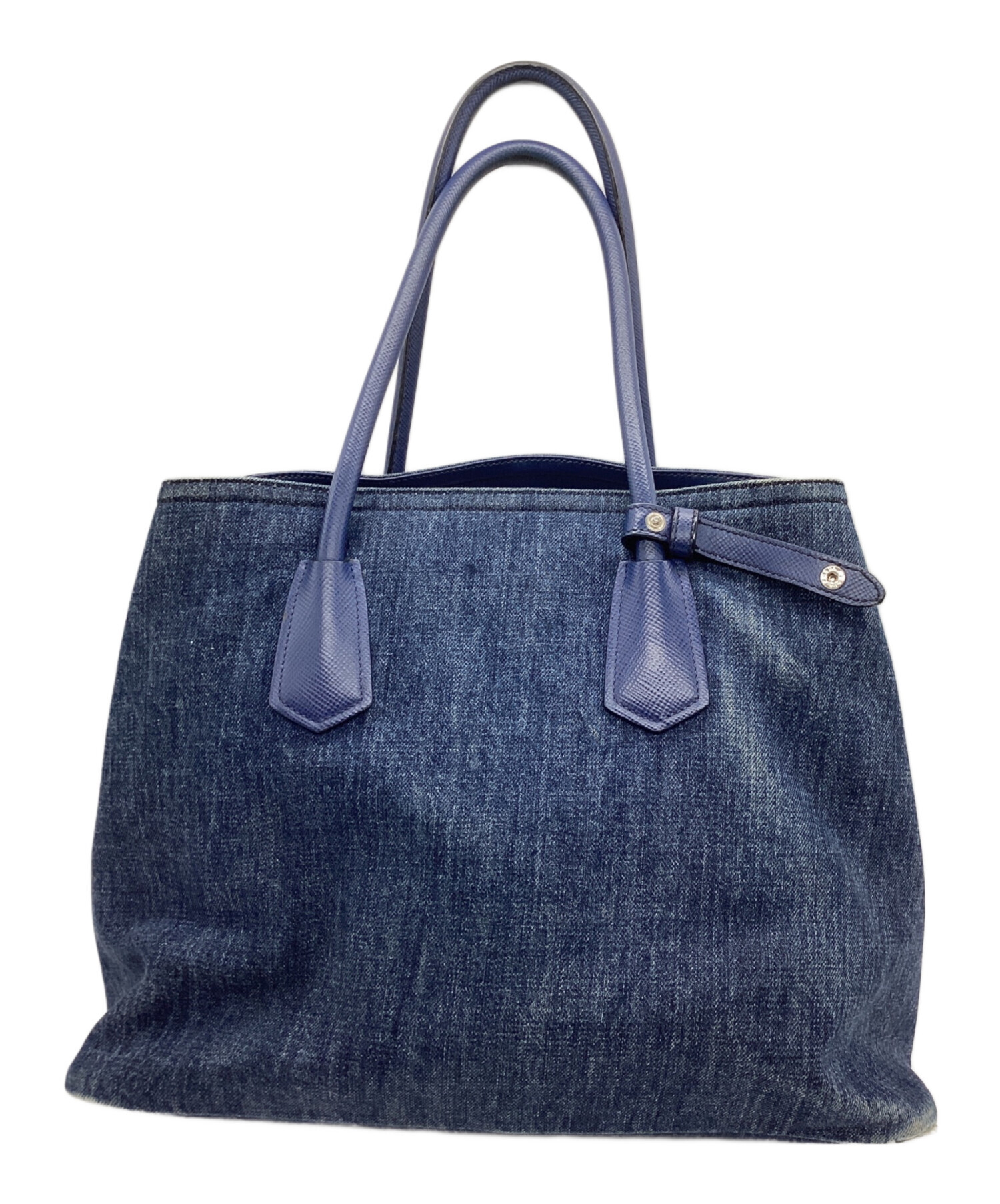 中古・古着通販】PRADA (プラダ) トートバッグ ネイビー｜ブランド