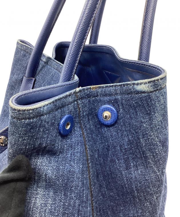 中古・古着通販】PRADA (プラダ) トートバッグ ネイビー｜ブランド