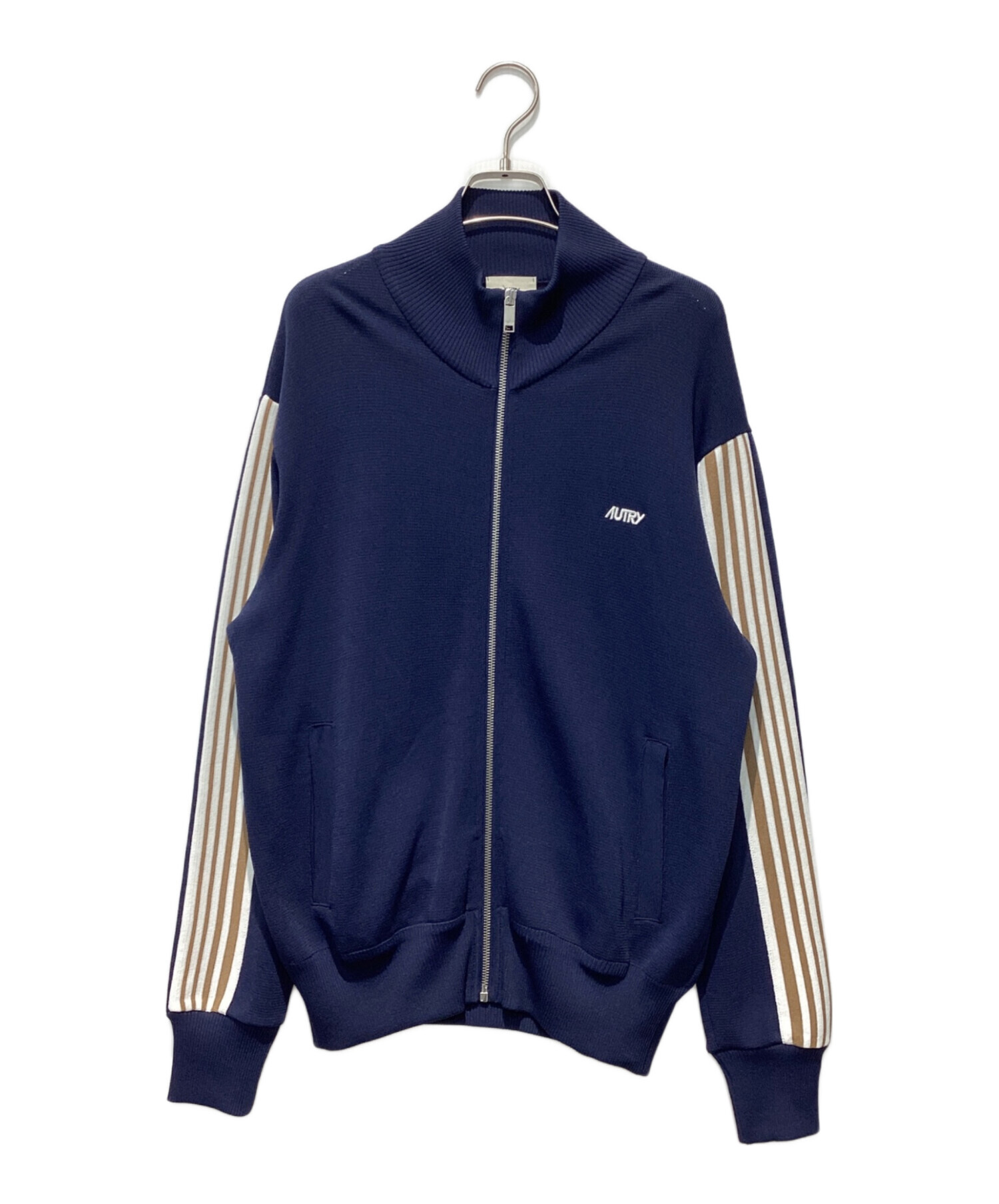 中古・古着通販】AUTRY (オートリー) Navy blue knit cardigan/ニット 