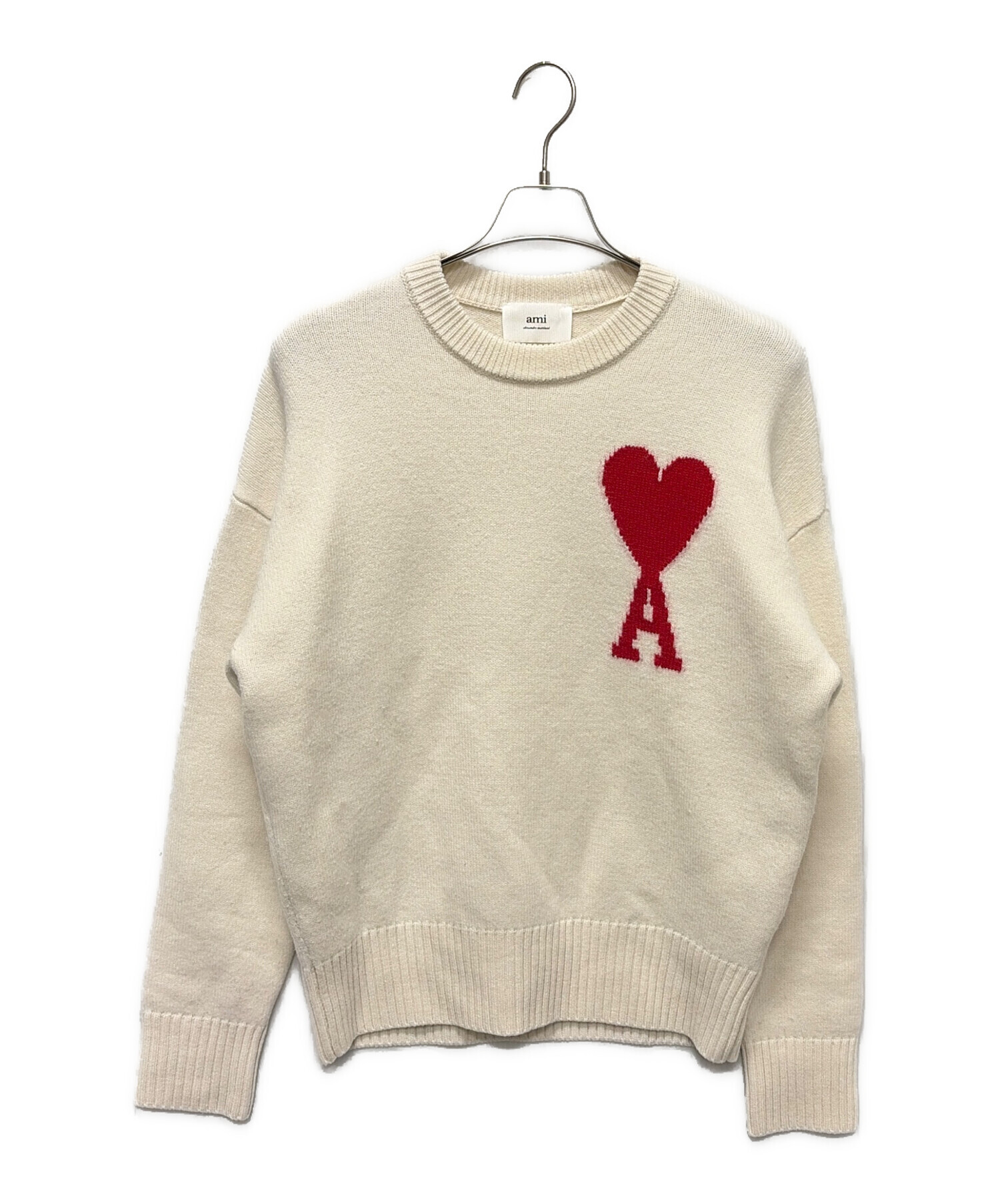 中古・古着通販】AMI PARIS (アミ パリス) ハートロゴクルーネック