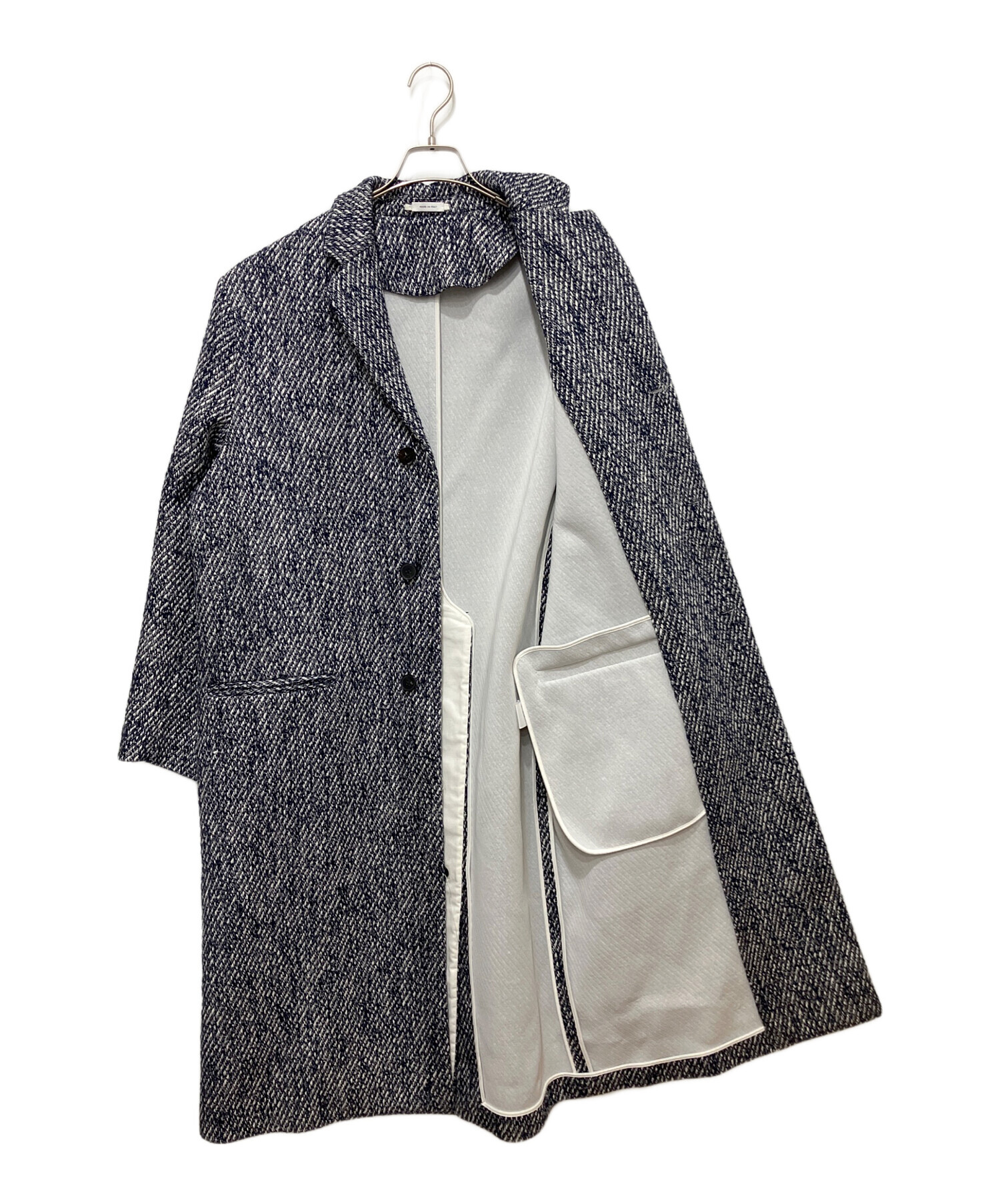 中古・古着通販】JIL SANDER (ジルサンダー) ツイードロングコート