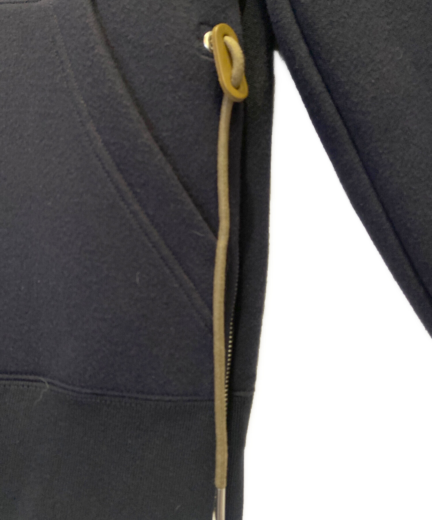 正規品2020サカイsacai変形ドッキングジップパーカー2ネイビーフード 中古・古着通販】sacai (サカイ) ジップパーカー ネイビー サイズ:2