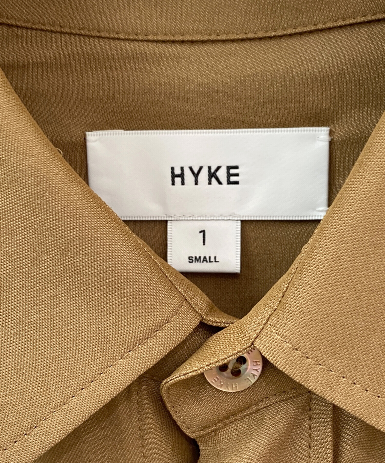 中古・古着通販】HYKE (ハイク) SHEER TWILL BELL-SLEEVE DRESS