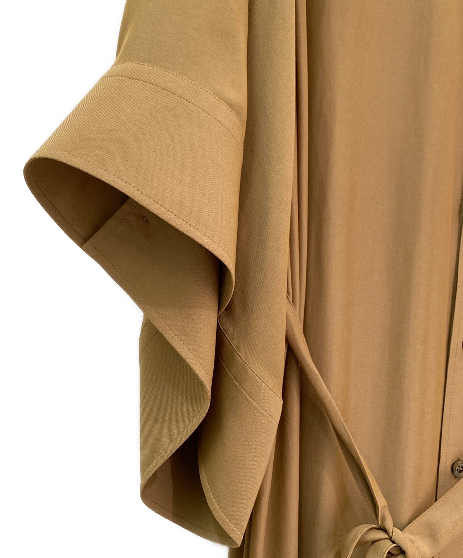 中古・古着通販】HYKE (ハイク) SHEER TWILL BELL-SLEEVE DRESS