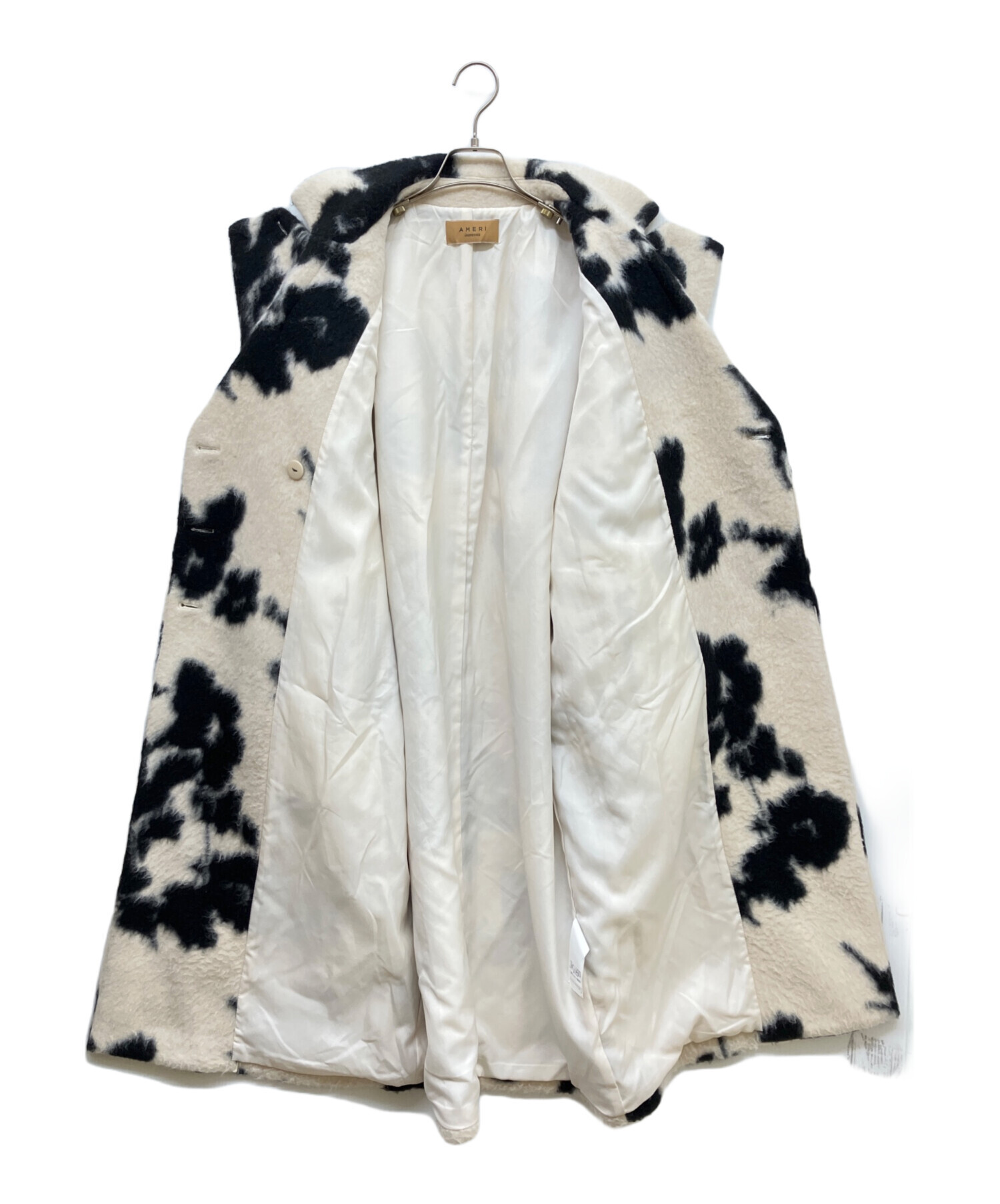 中古・古着通販】Ameri (アメリ) UND SHADOW FLOWER WOOL COAT