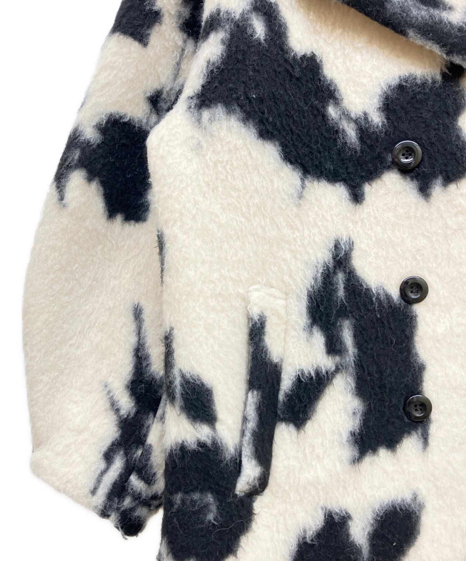 中古・古着通販】Ameri (アメリ) UND SHADOW FLOWER WOOL COAT