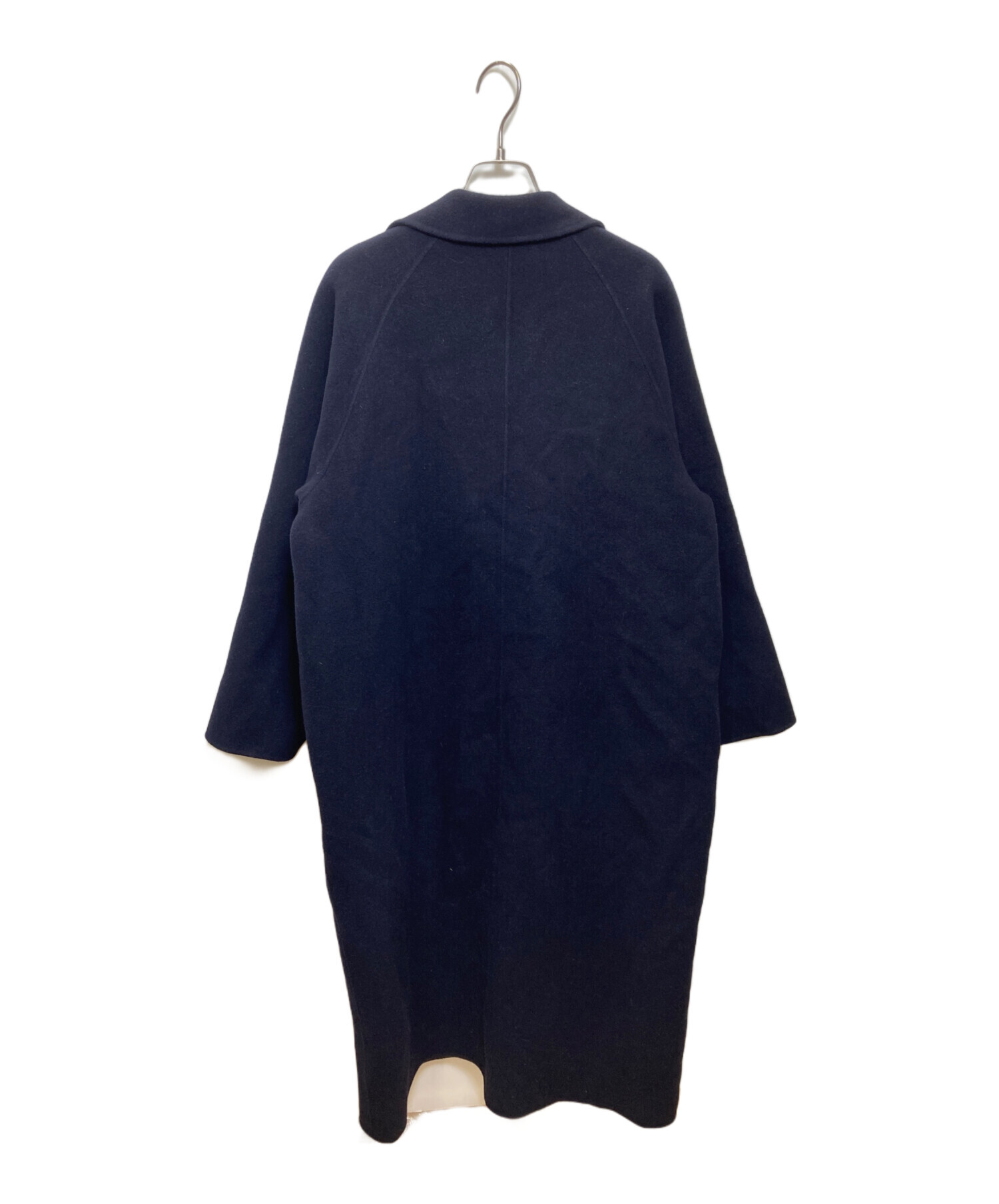 中古・古着通販】SOEJU (ソージュ) ウールリバーローブコート ネイビー